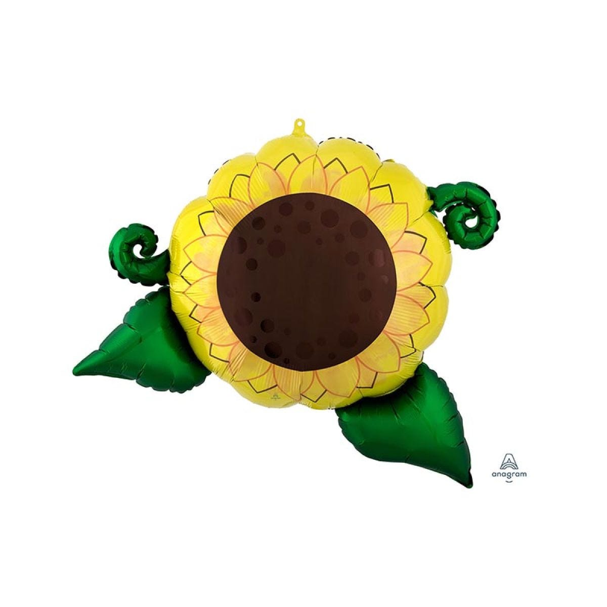 Satin Infused Sunflower Supershape Balloon - 30" x 26" Foil