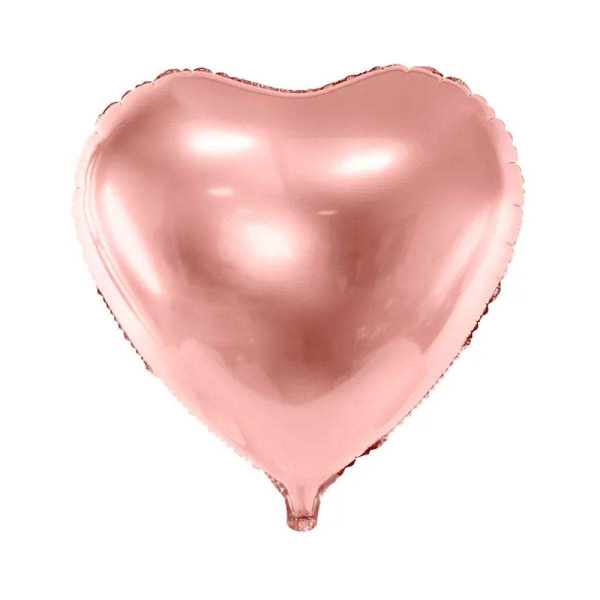 Metallic Rose Gold Heart Balloon - 18" Foil