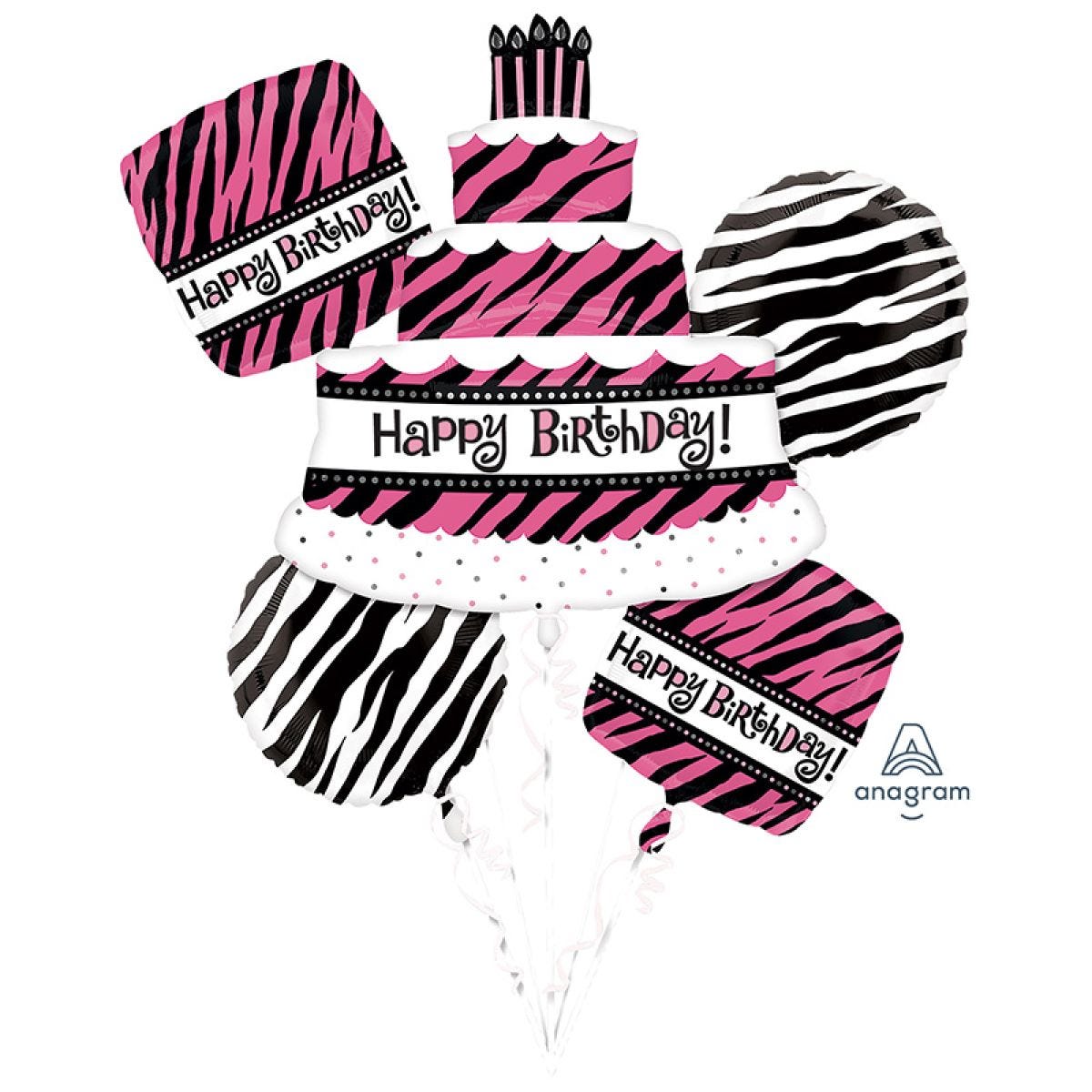 Oh So Fabulous Foil Balloon Bouquet (5pcs)