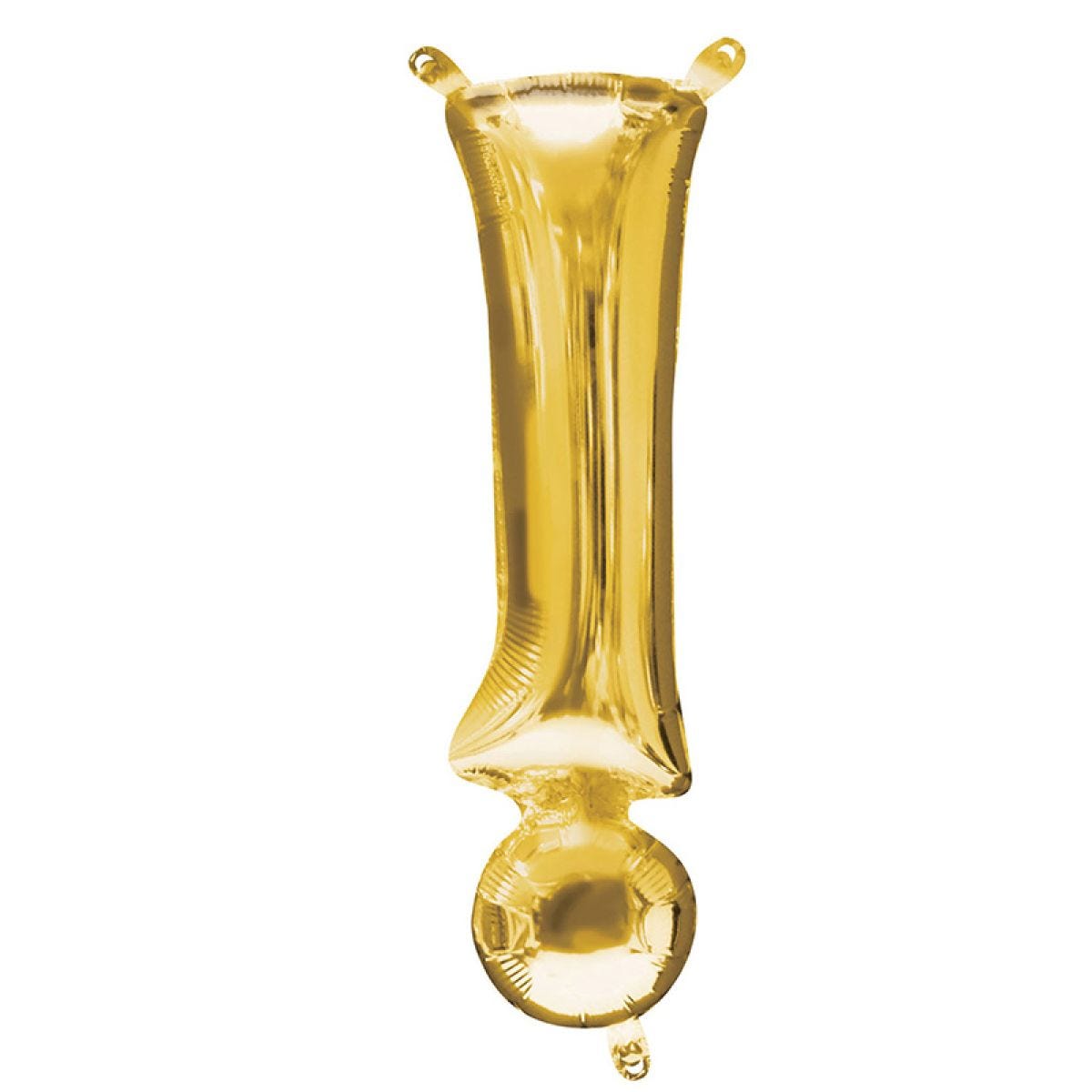 Symbol ! Gold Balloon - 16" Foil