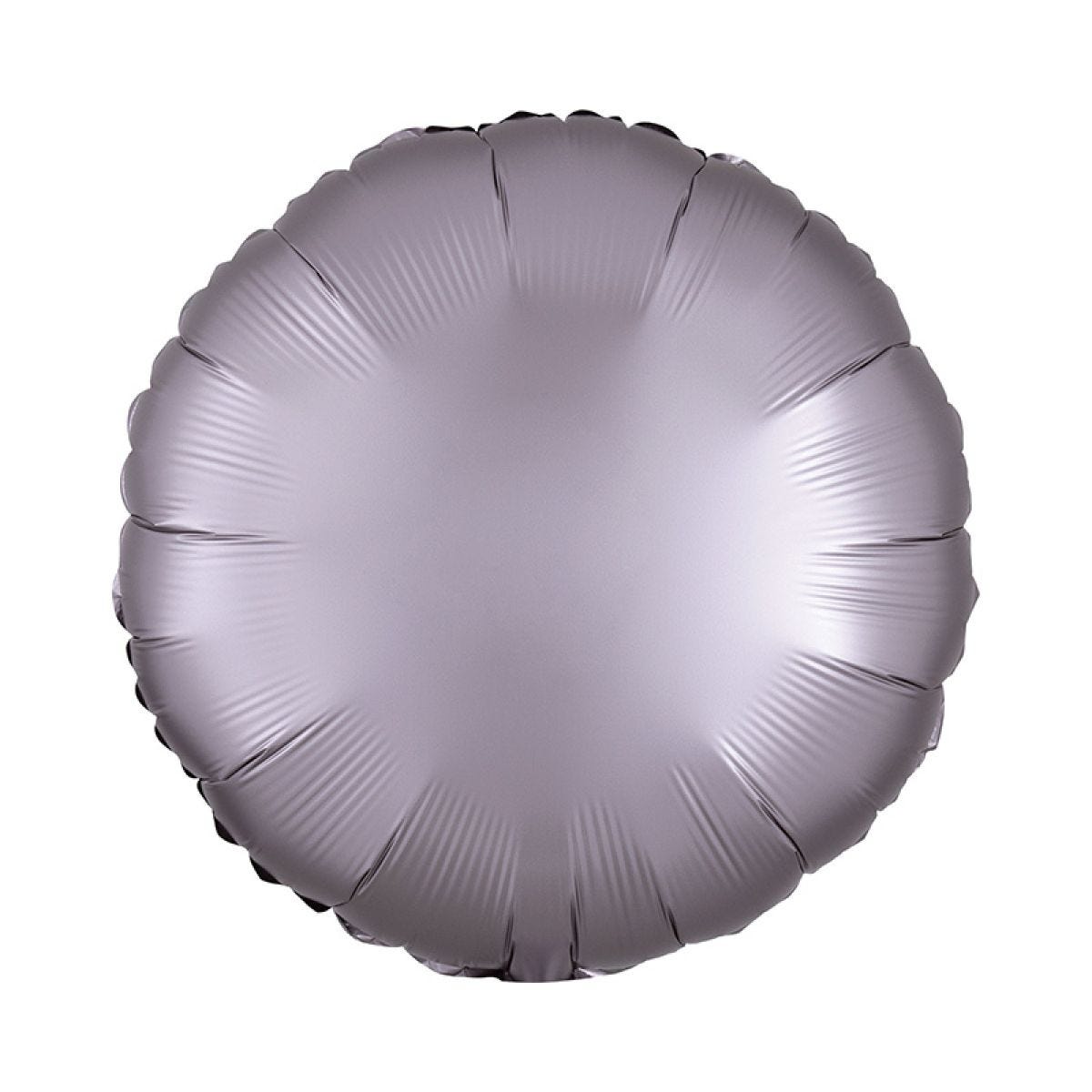 Satin Lux Greige Circle Balloon - 18" Foil