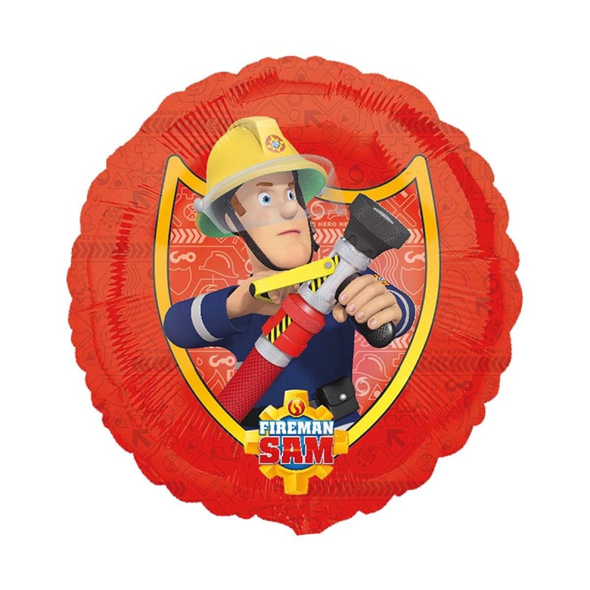 Fireman Sam Shield Balloon - 18" Foil
