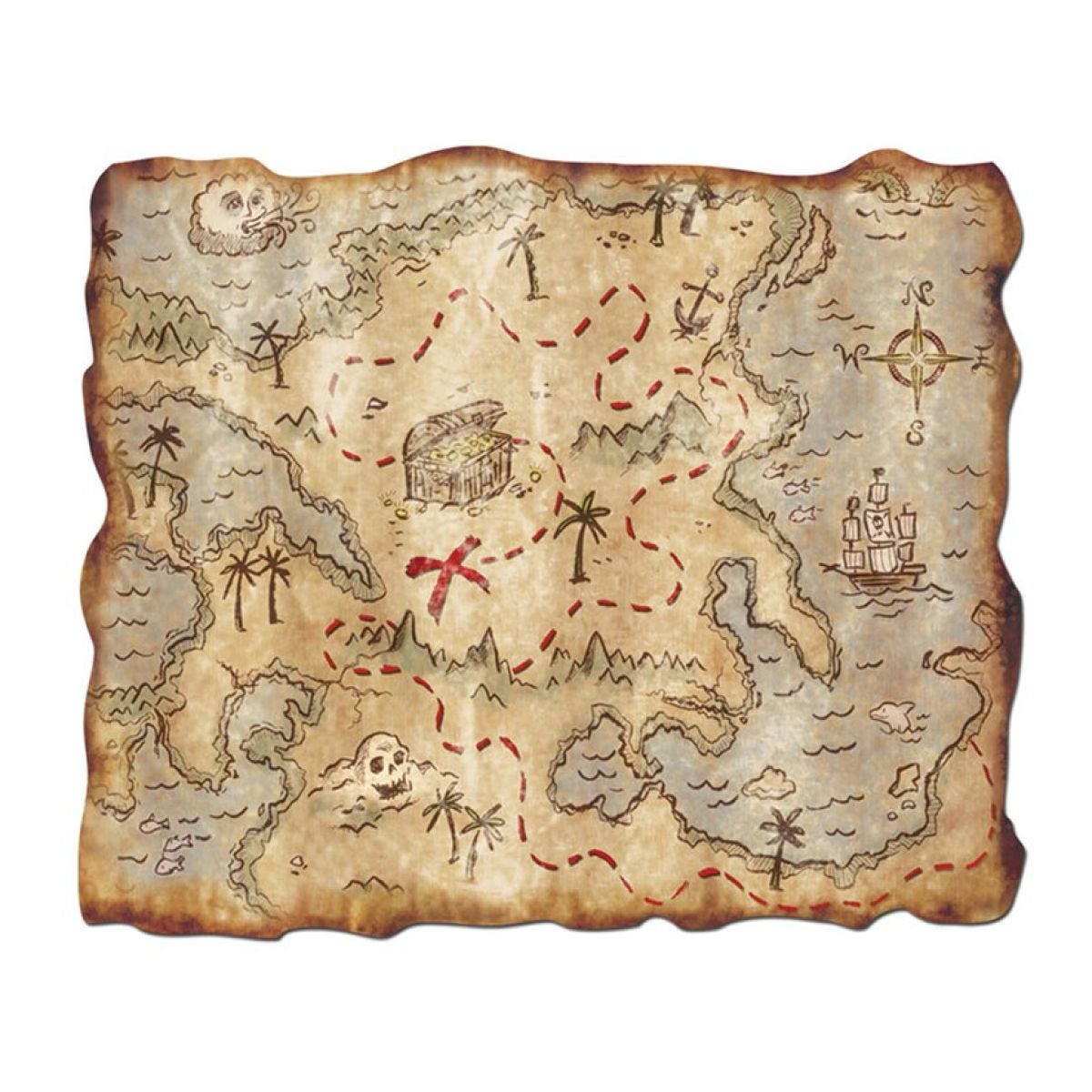 Pirate Treasure Map Game (14pk)