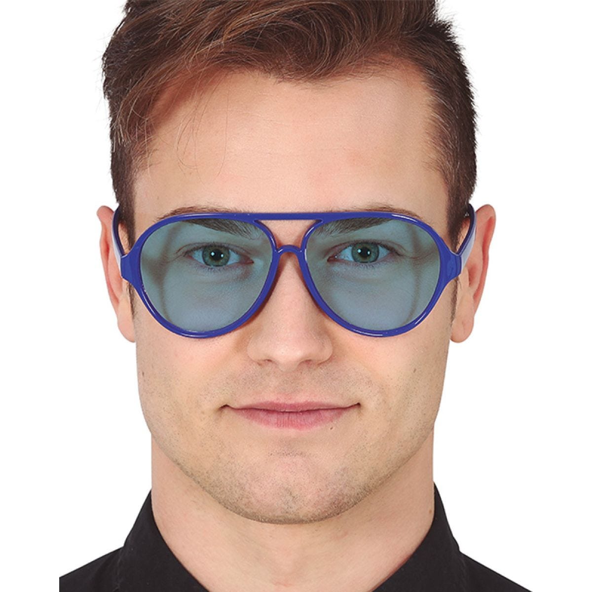 Blue Aviator Glasses