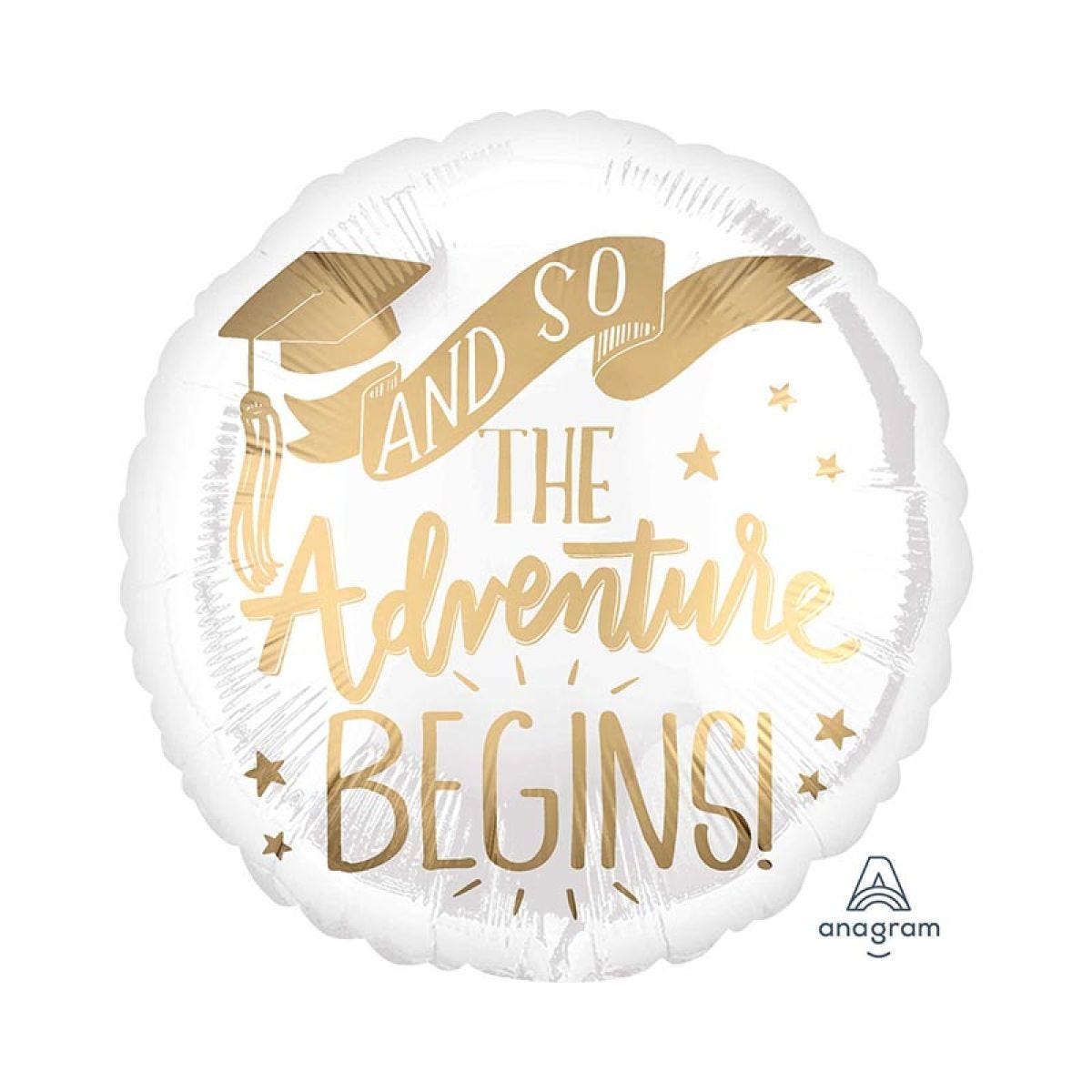 Graduation The Adventure Begins Balloon - 18" Foil