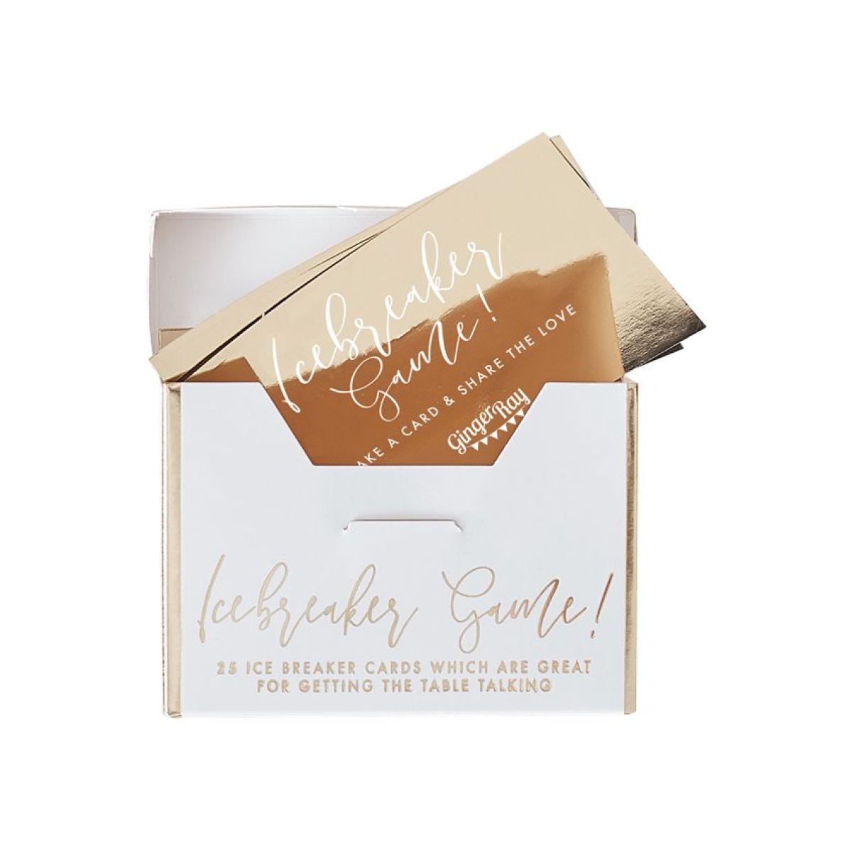 Gold Wedding Table Trivia Game