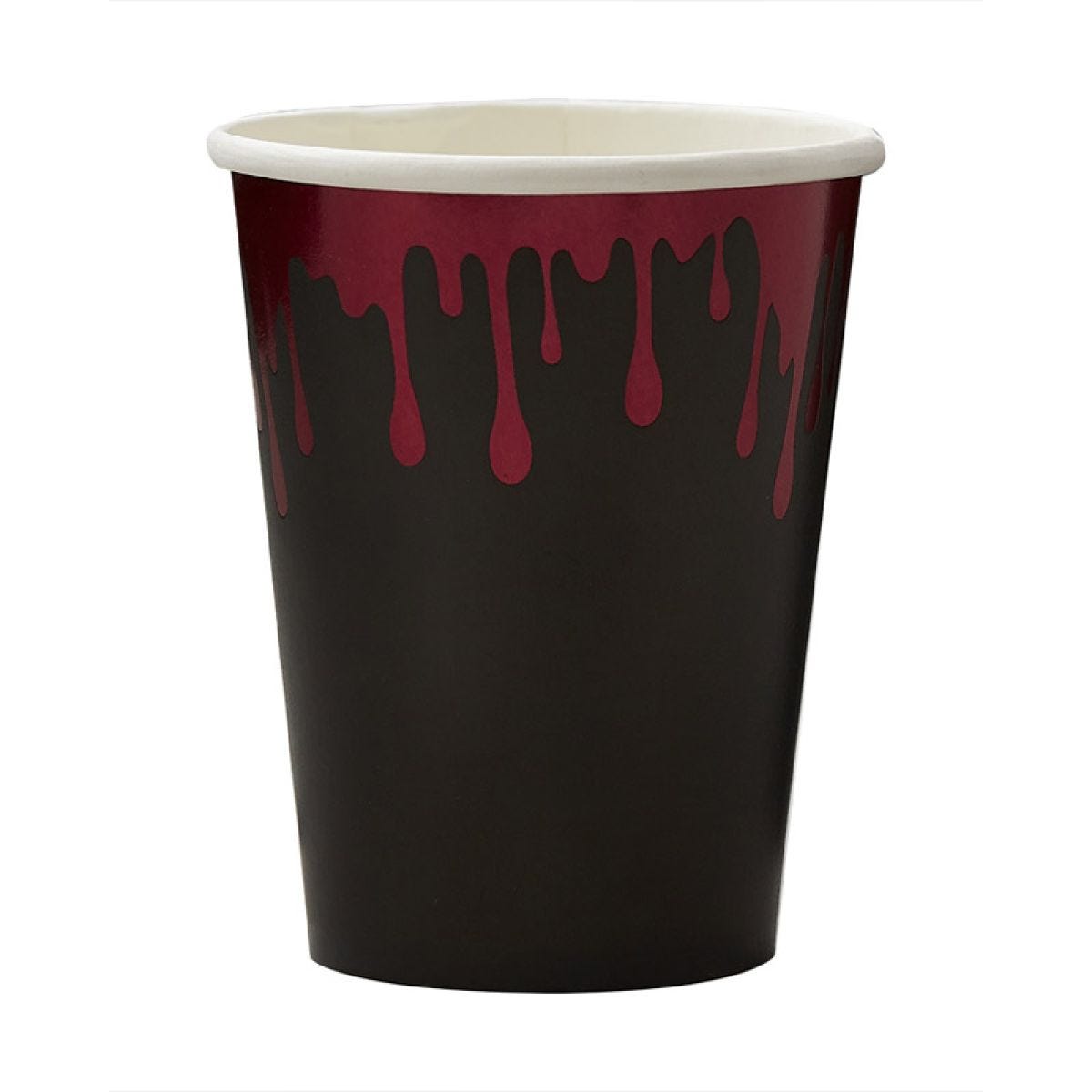 Metallic Ink Blood Drip Paper Cups