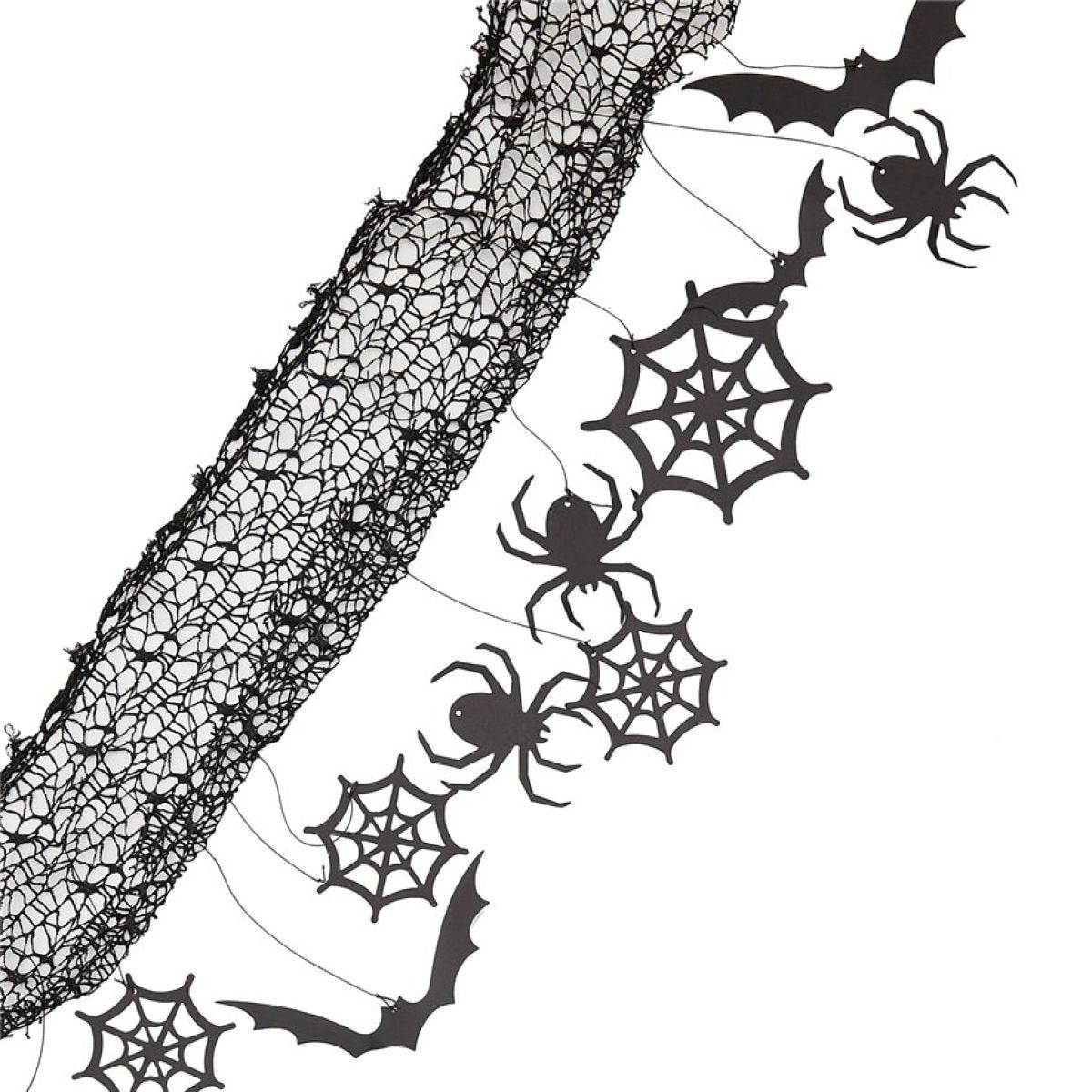 Webs, Bat & Spider Backdrop (3pk)