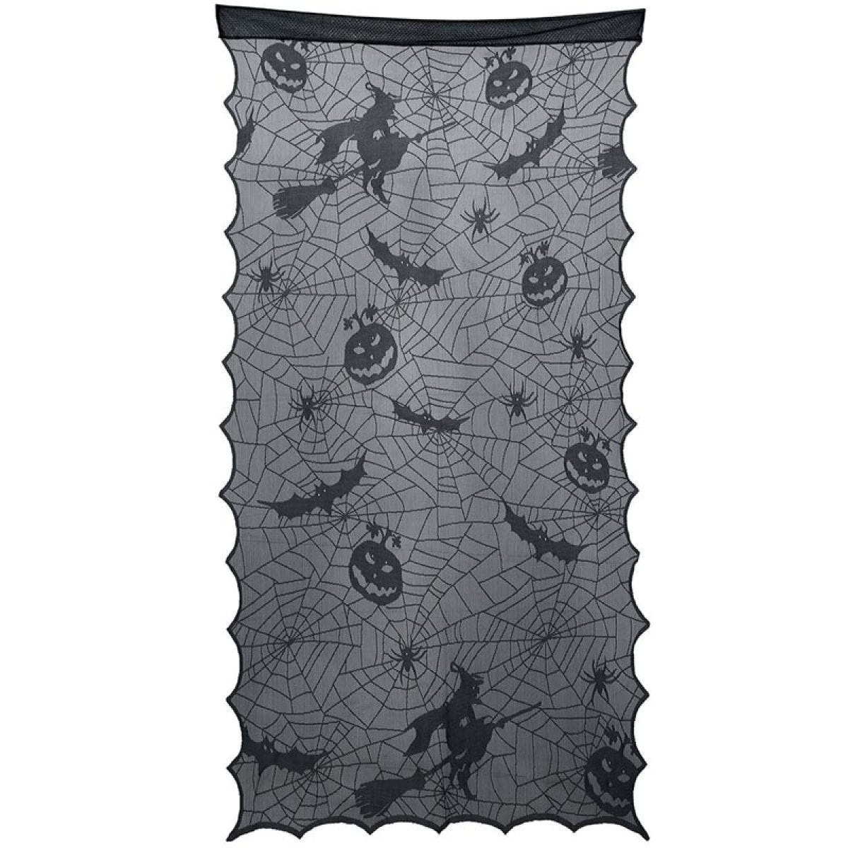 Black Lace Door Cover