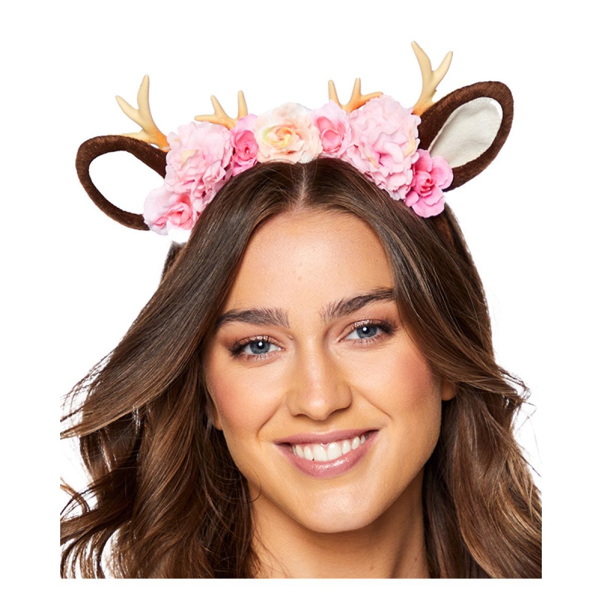 Deer Doe Floral Headband