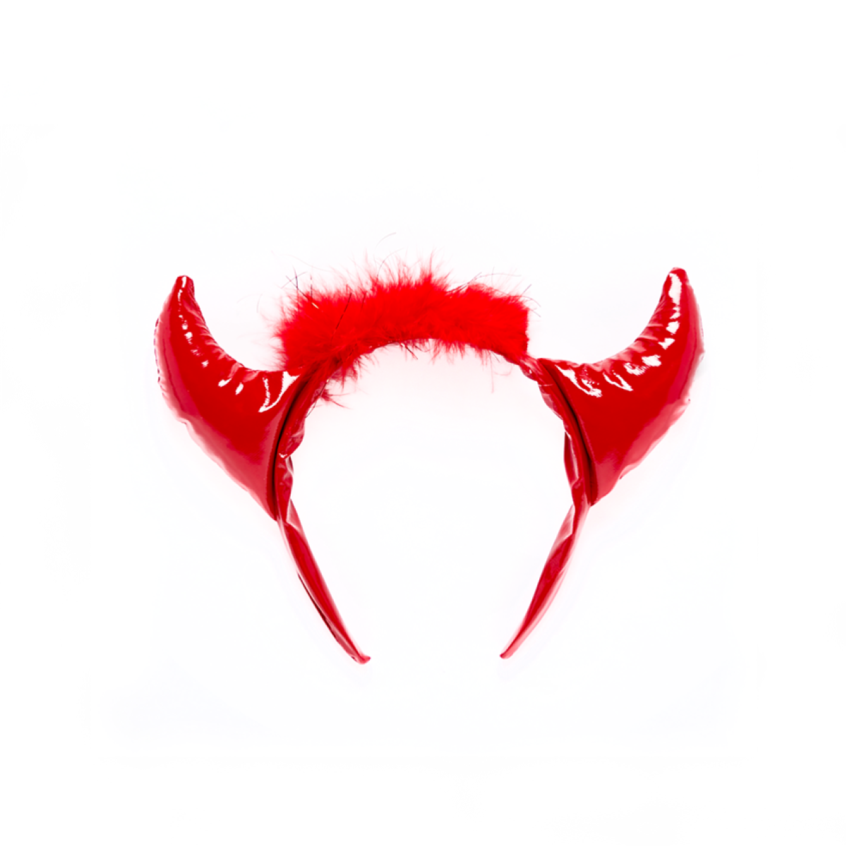 Fluffy Devil Horns Headband