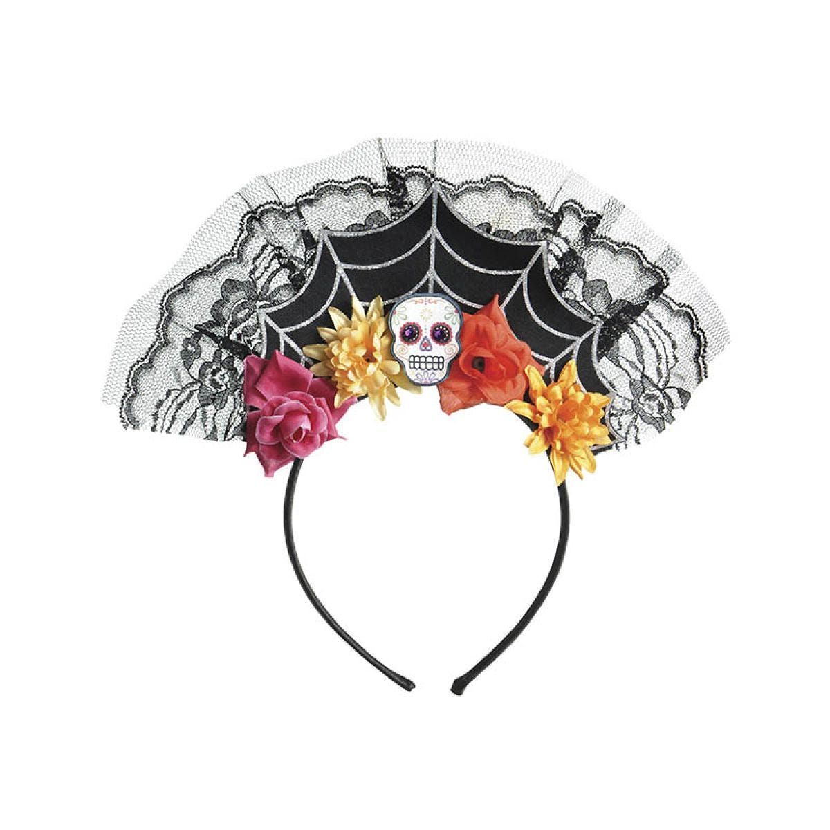 Day of the Dead Fan Headband