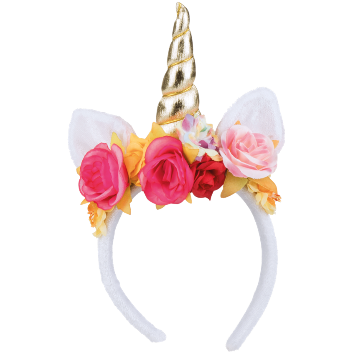 Rose  Flower Unicorn Headband