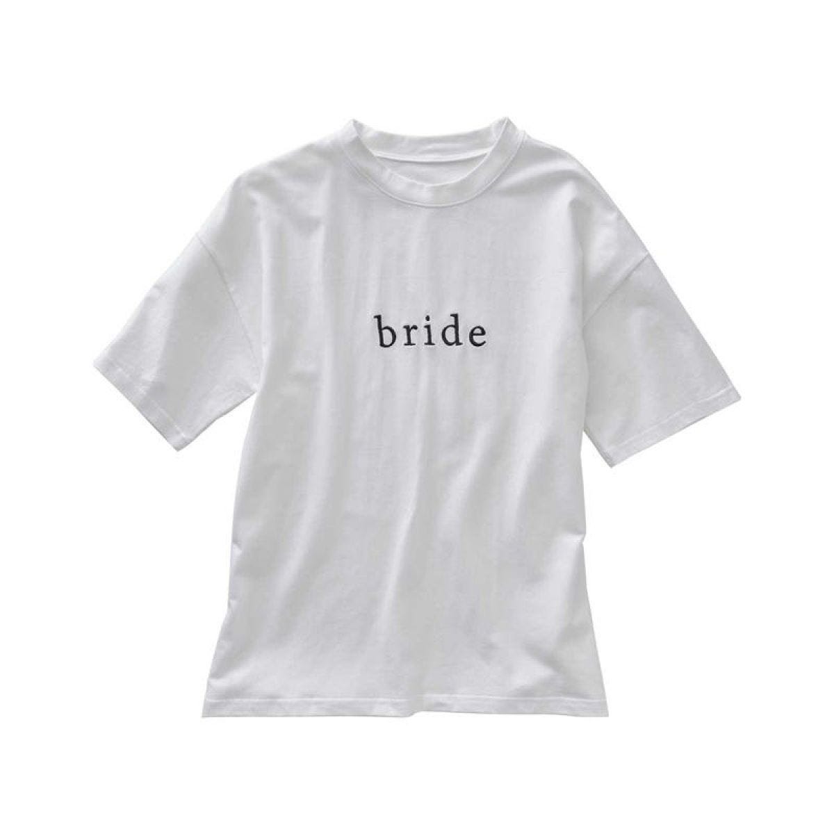 White Embroidered Bride T-Shirt - Adult Costume