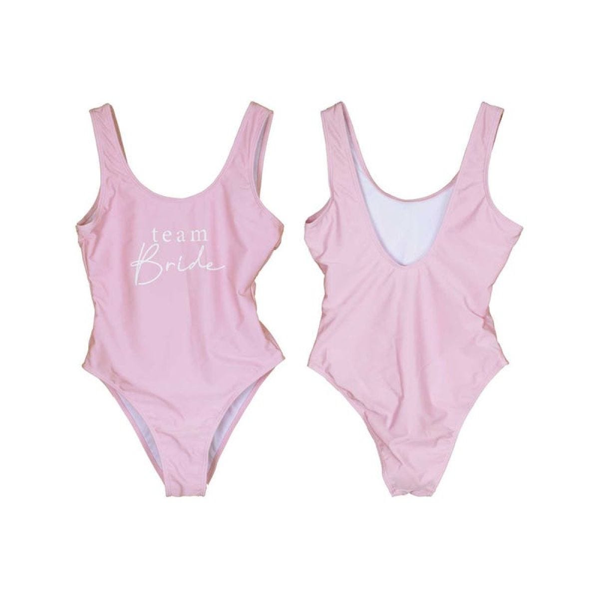 Team Bride Pink Swinsuit - Adult Costume