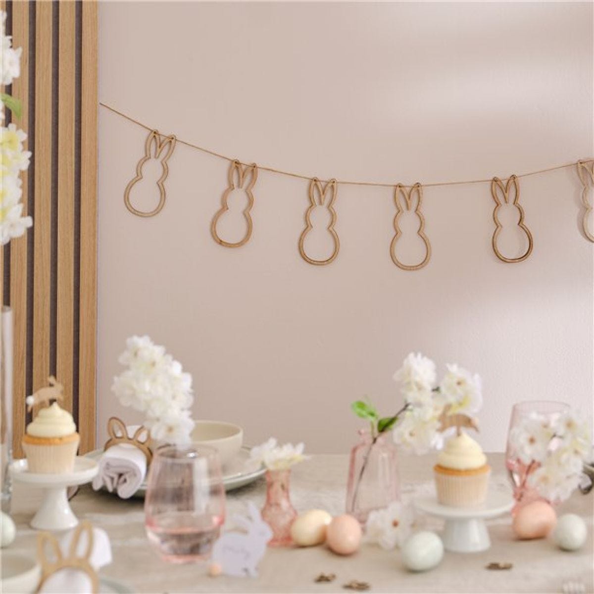 Hey Bunny Wooden Bunting - 1.5m