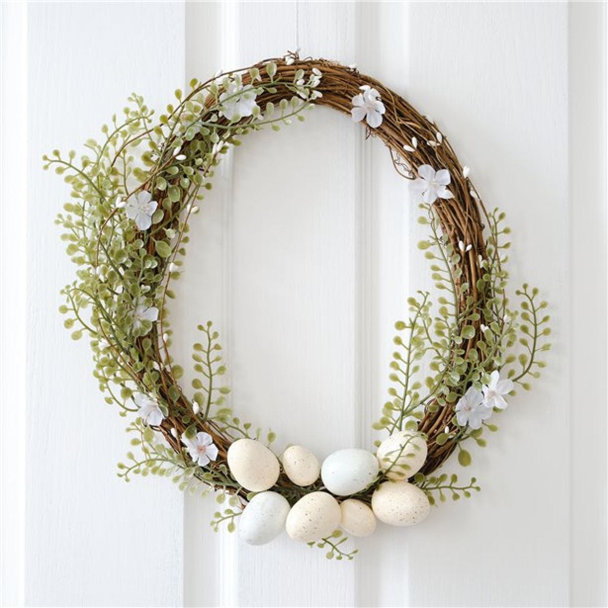 Hey Bunny Easter Egg Wreath