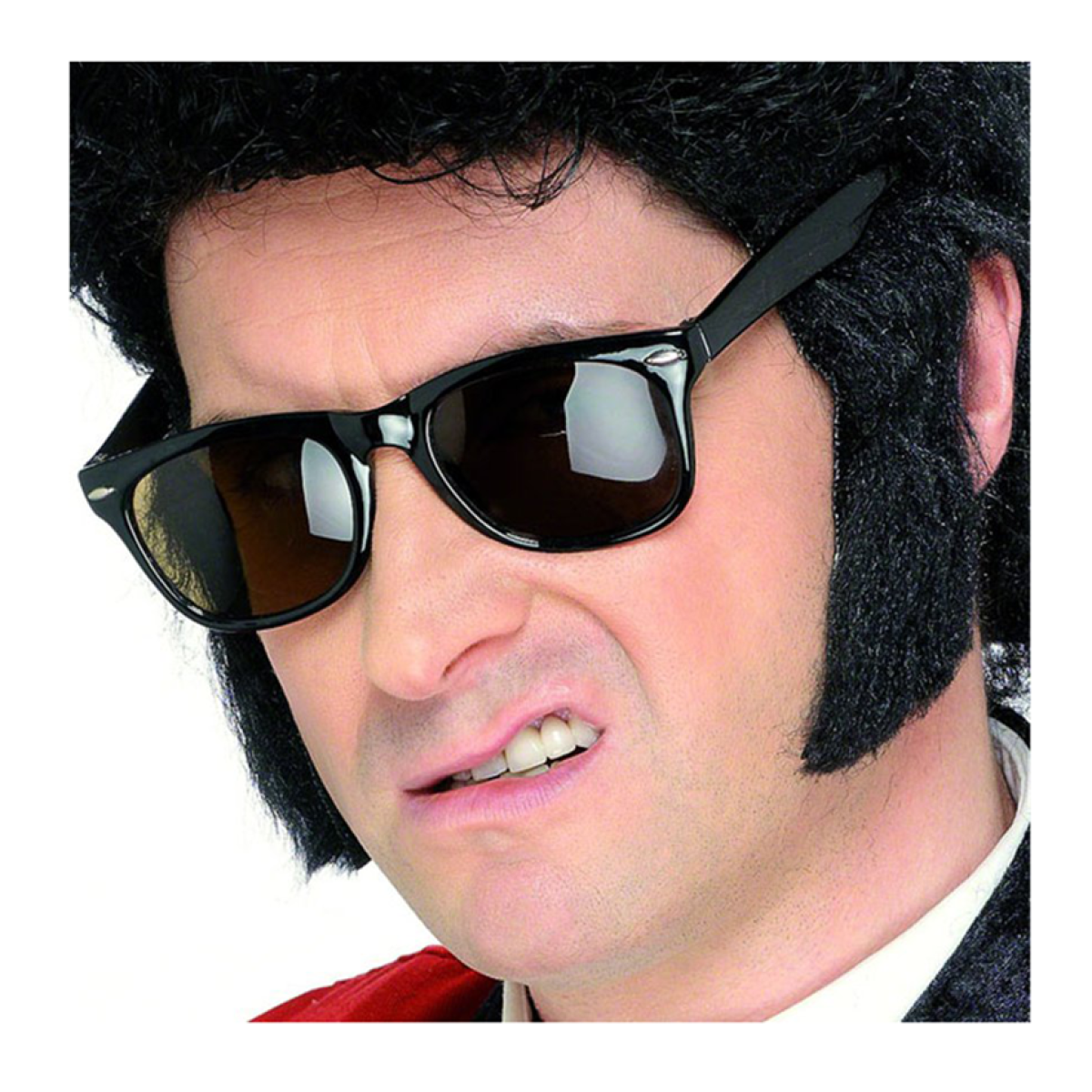 50s Sideburns - Black Self Adhesive