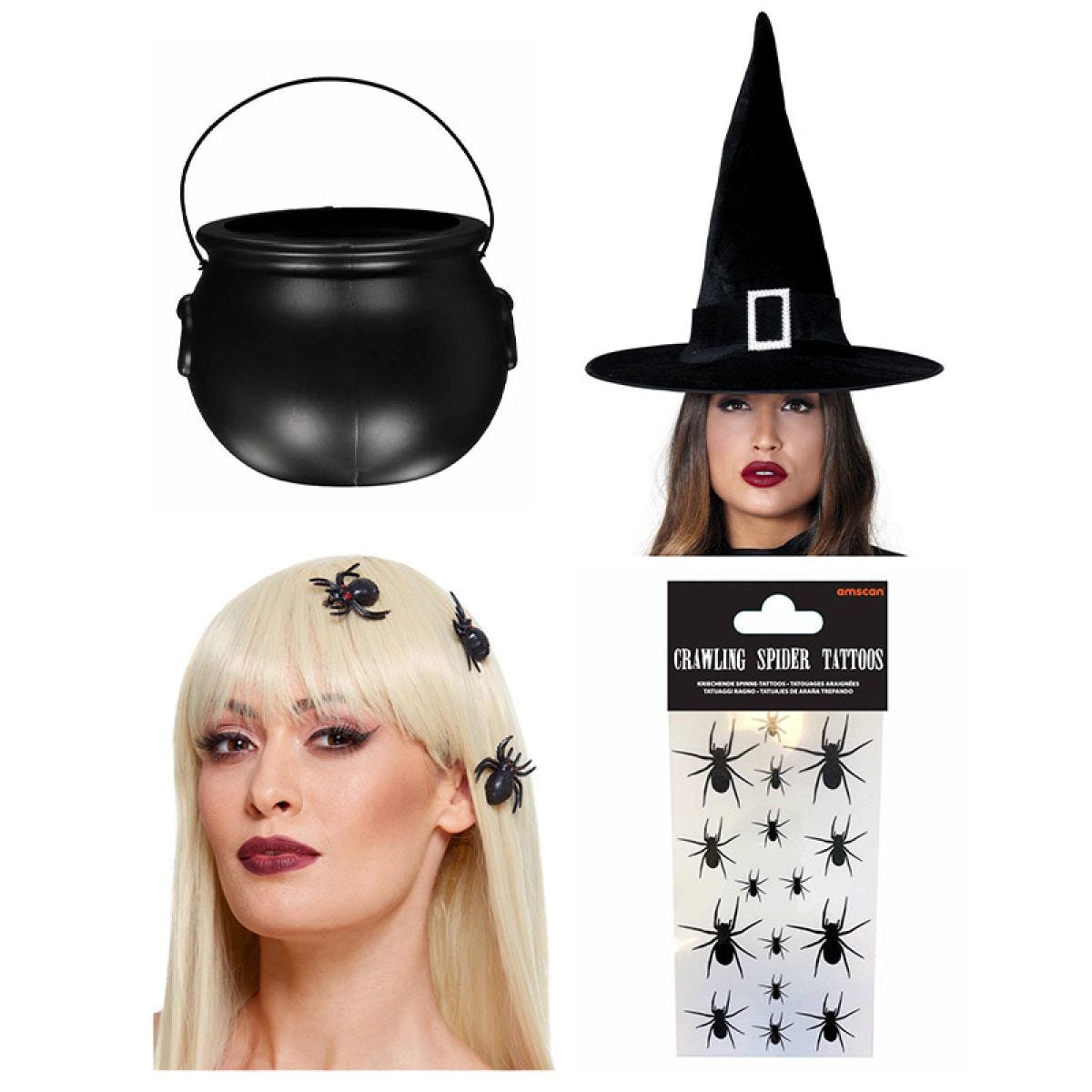 Spider Witch - Halloween Accessory Kit
