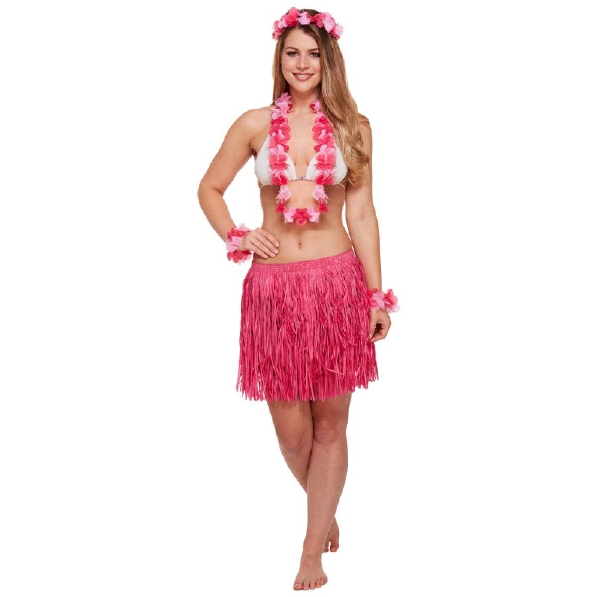 Pink Hawaiian Accessories Kit 5pcs