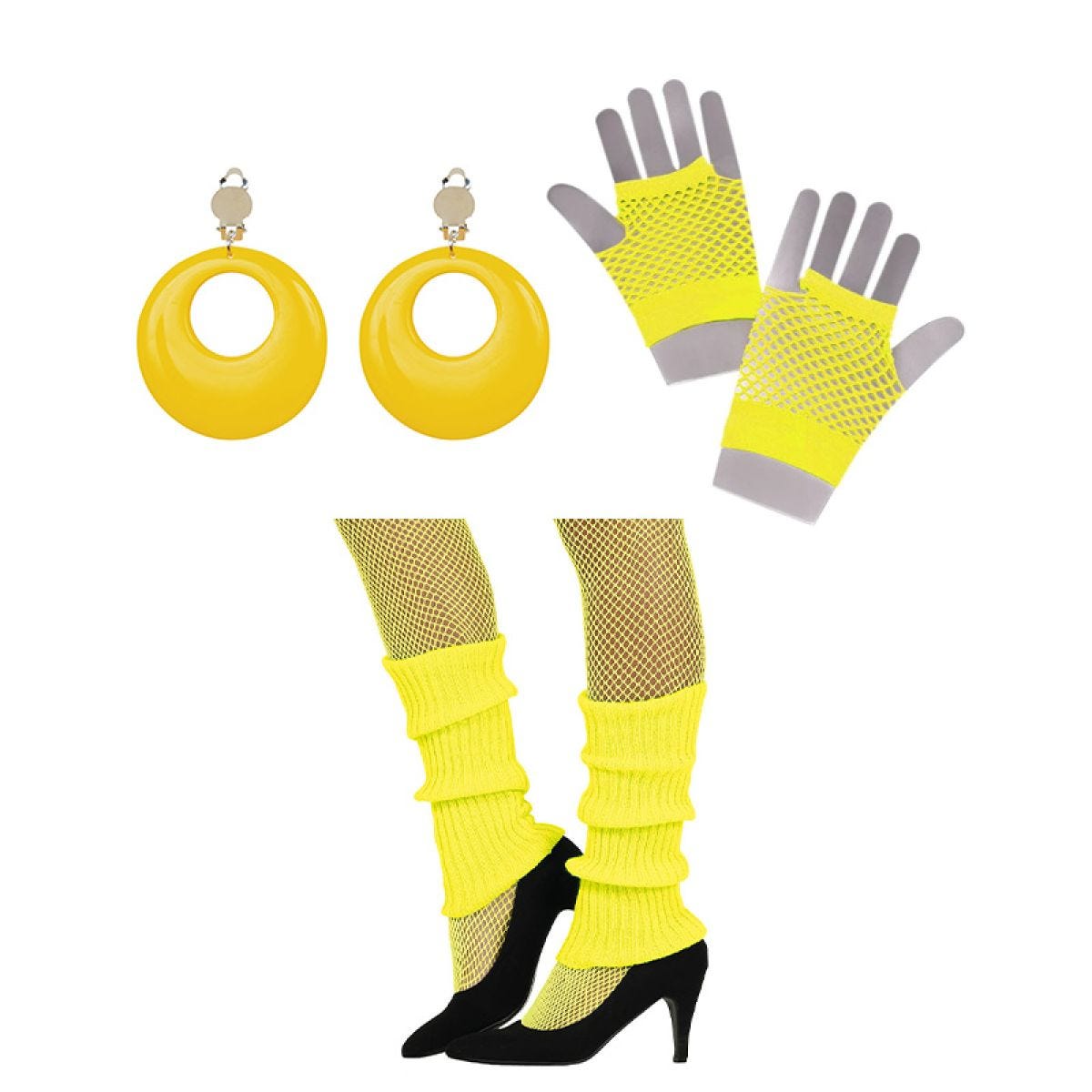 Yellow 80&apos;s Accessory kit
