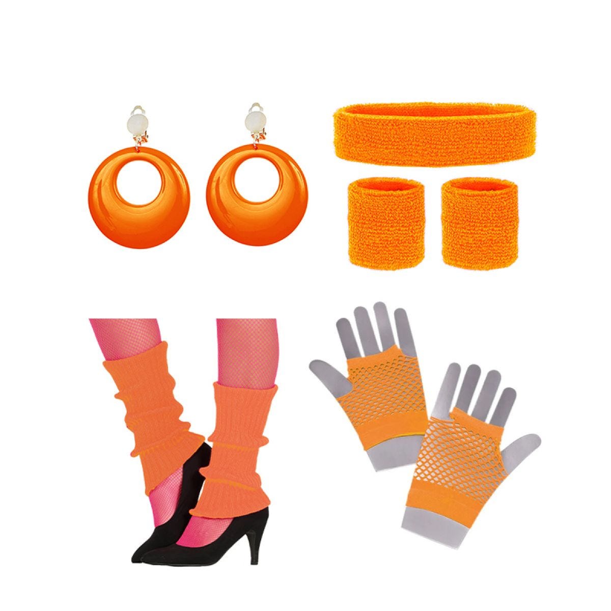 Orange 80&apos;s Accessory Kit
