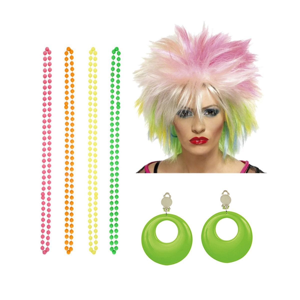80&apos;s Neon Rock Star Accessory Kit
