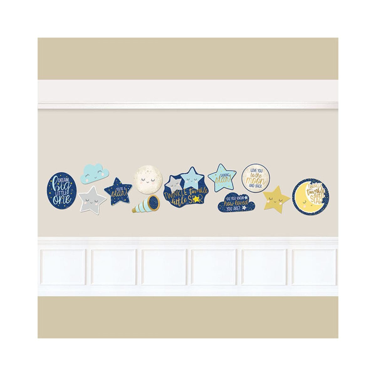 Twinkle Little Star Cutout Decorations