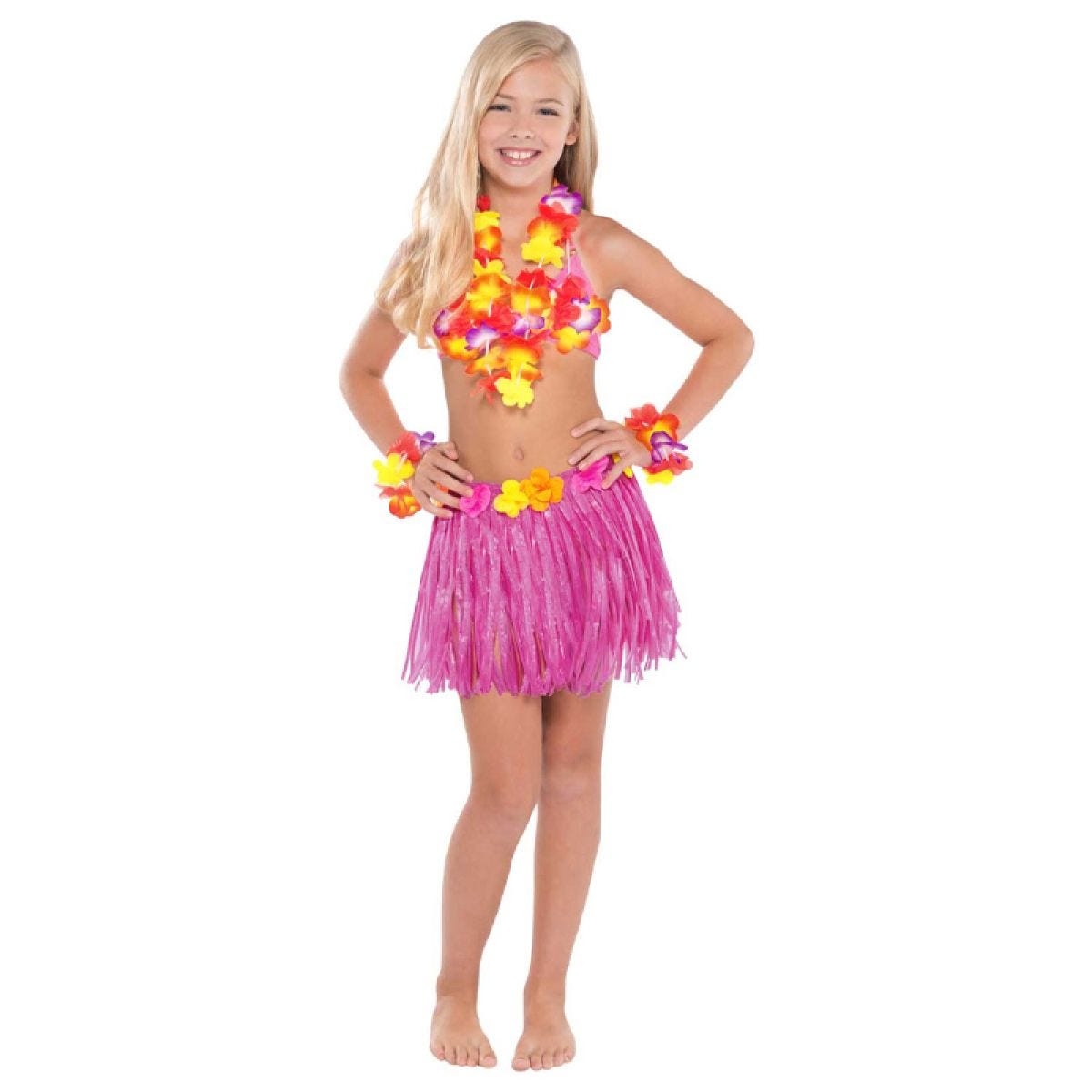 Pink Child Hula Skirt
