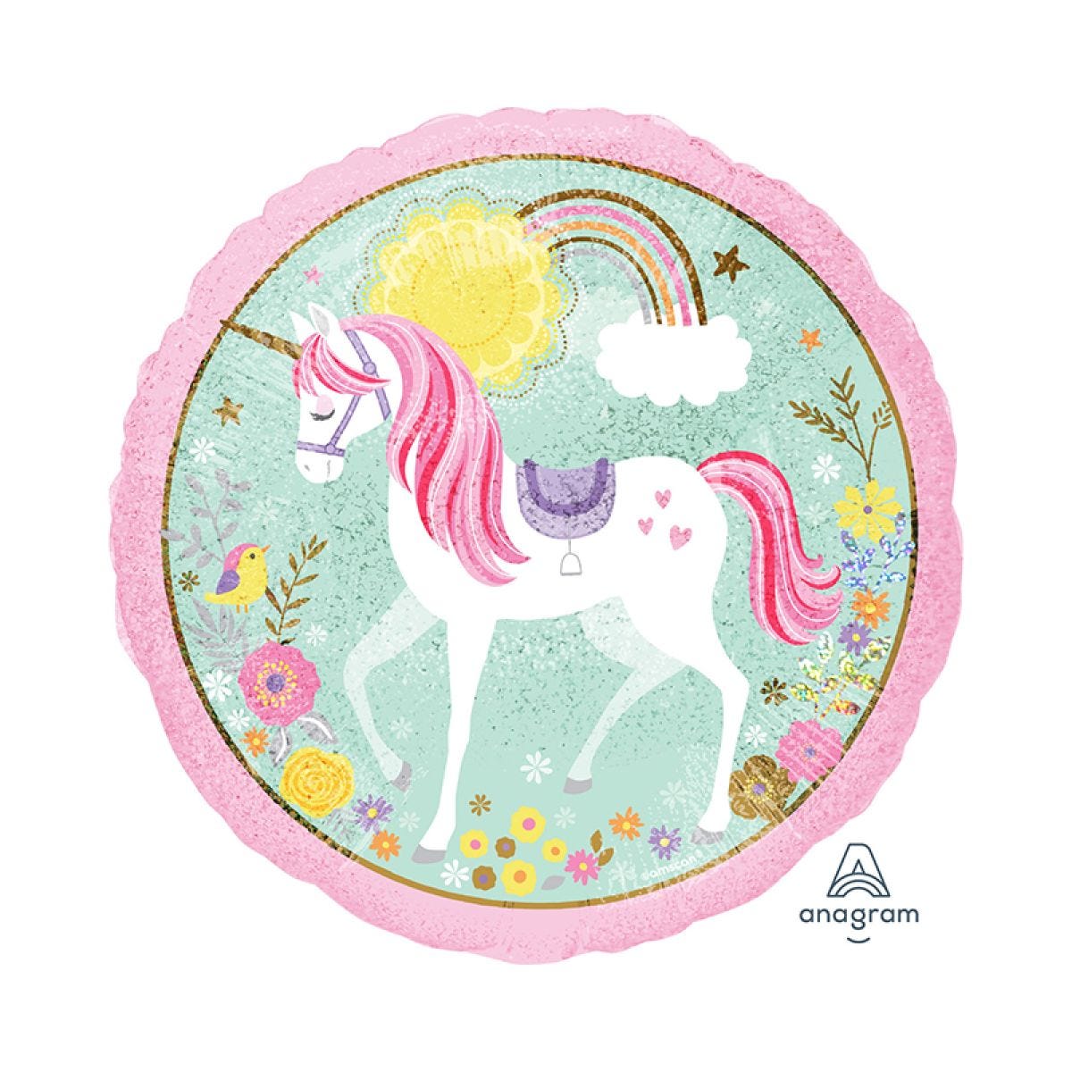Magical Unicorn Balloon - 18" Foil Balloon
