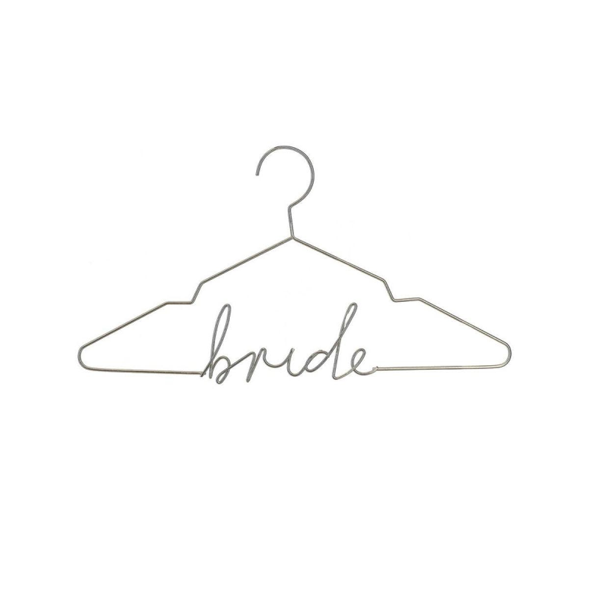 Gold Metal Bride Hanger - 44.5cm x 24cm