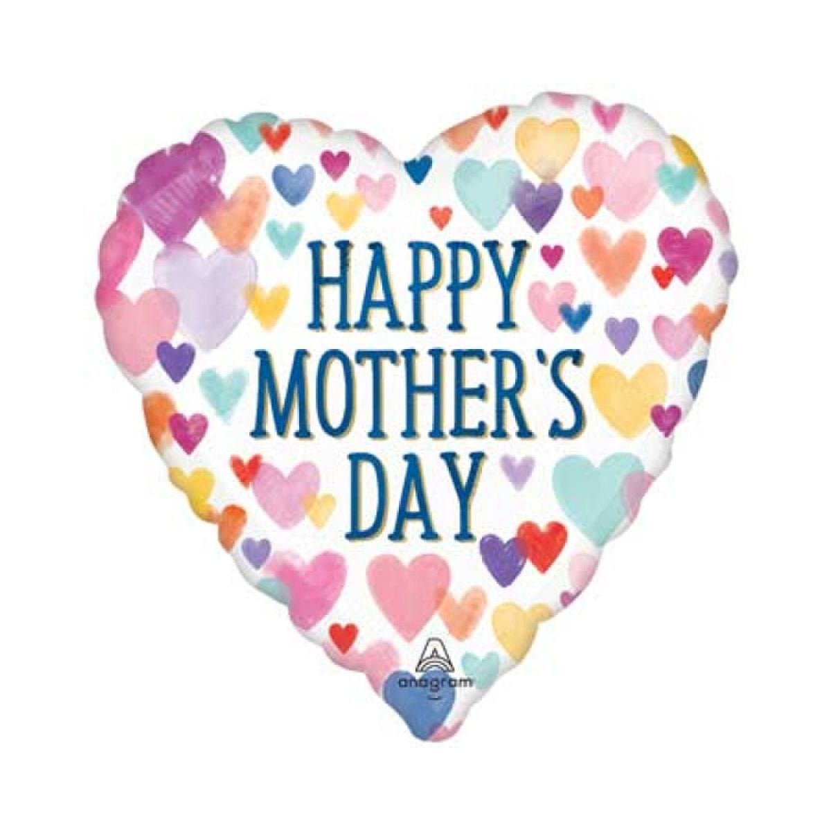 Happy Mother&apos;s Day Hearts Balloon - 18" Foil