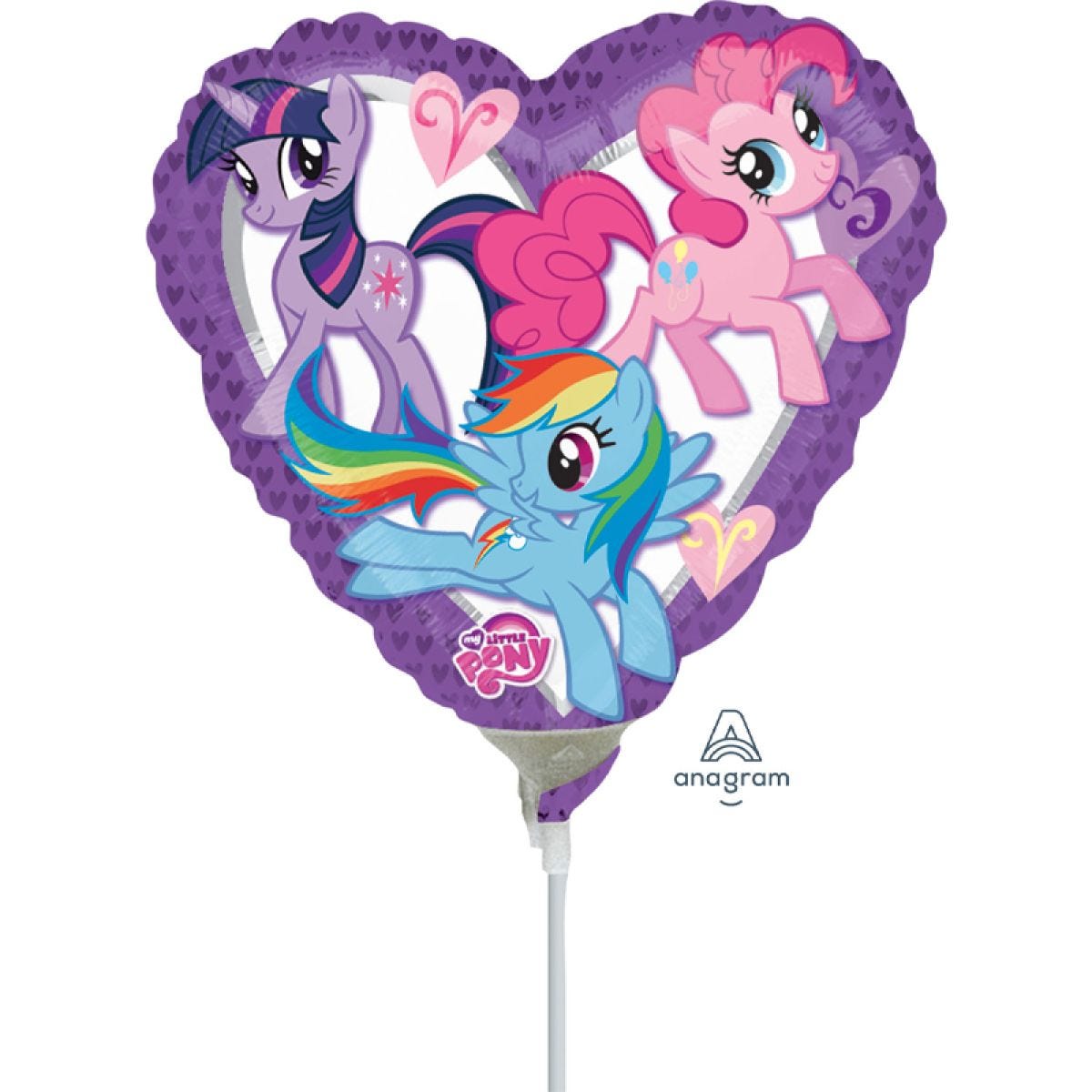 My Little Pony Balloon on a Stick - 9" Foil