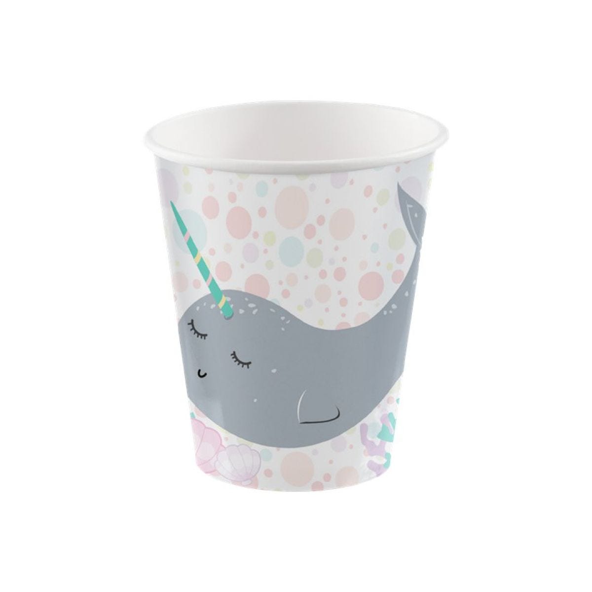 Narwhal Paper Cups - 250ml (8pk)