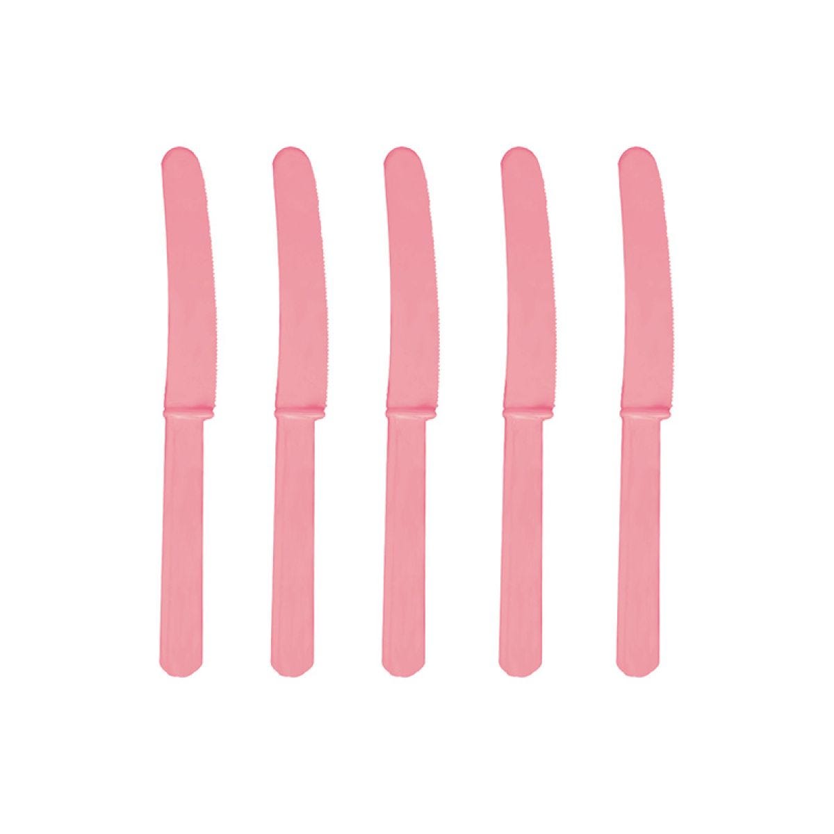 Pink Plastic Knives (10pk)