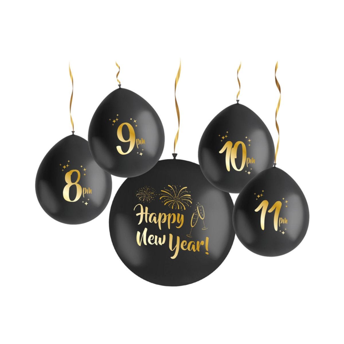 Countdown Latex Balloon Set (5pk)