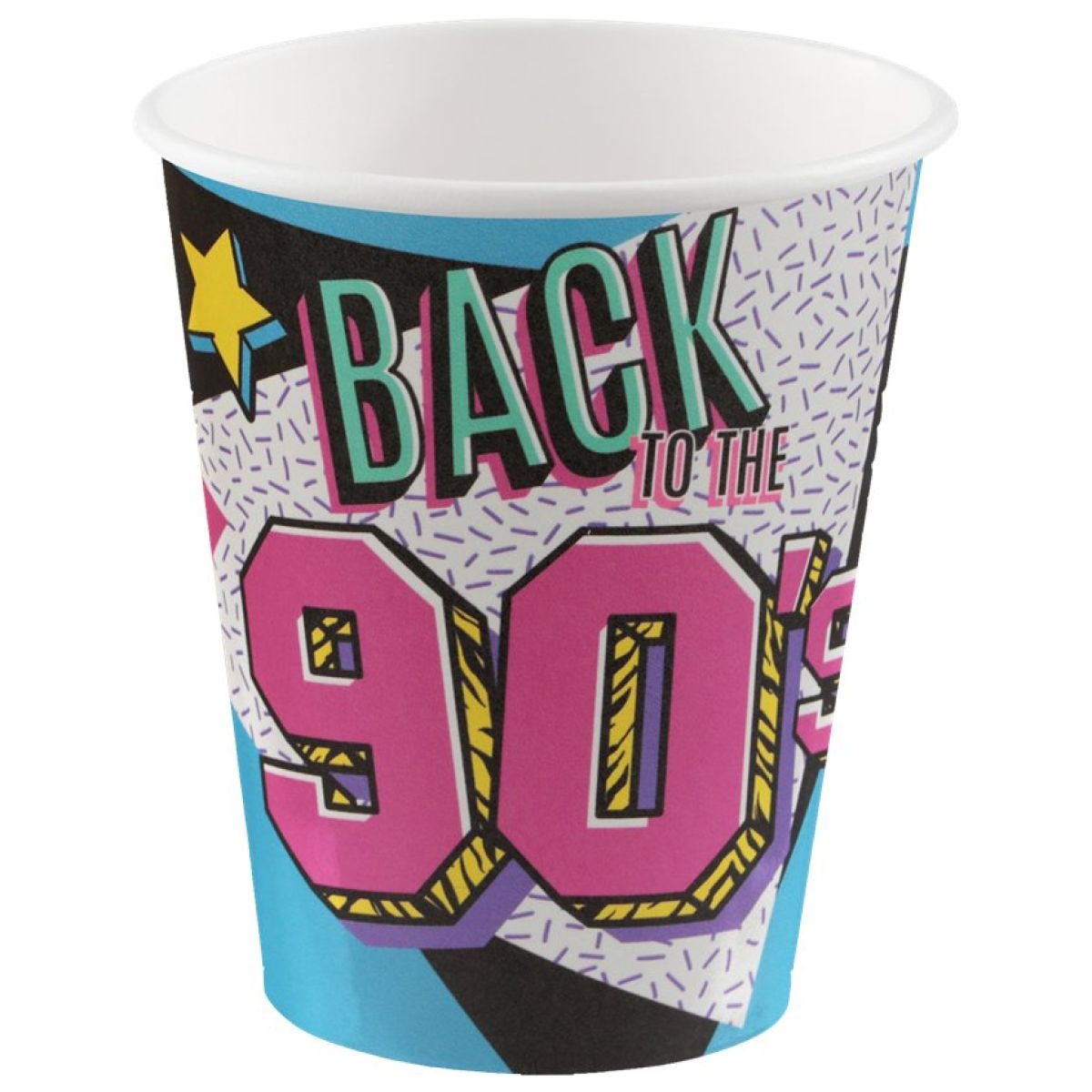 90&apos;s Paper Cups - 270ml (10pk)