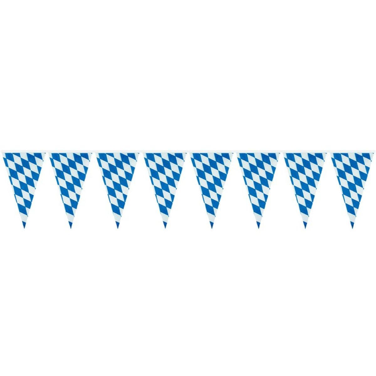 Bavarian Pennant Plastic Bunting - 4m