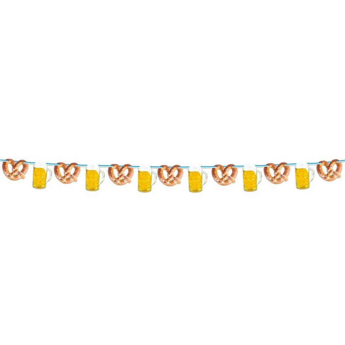 Oktoberfest Pretzel Paper Garland - 10m