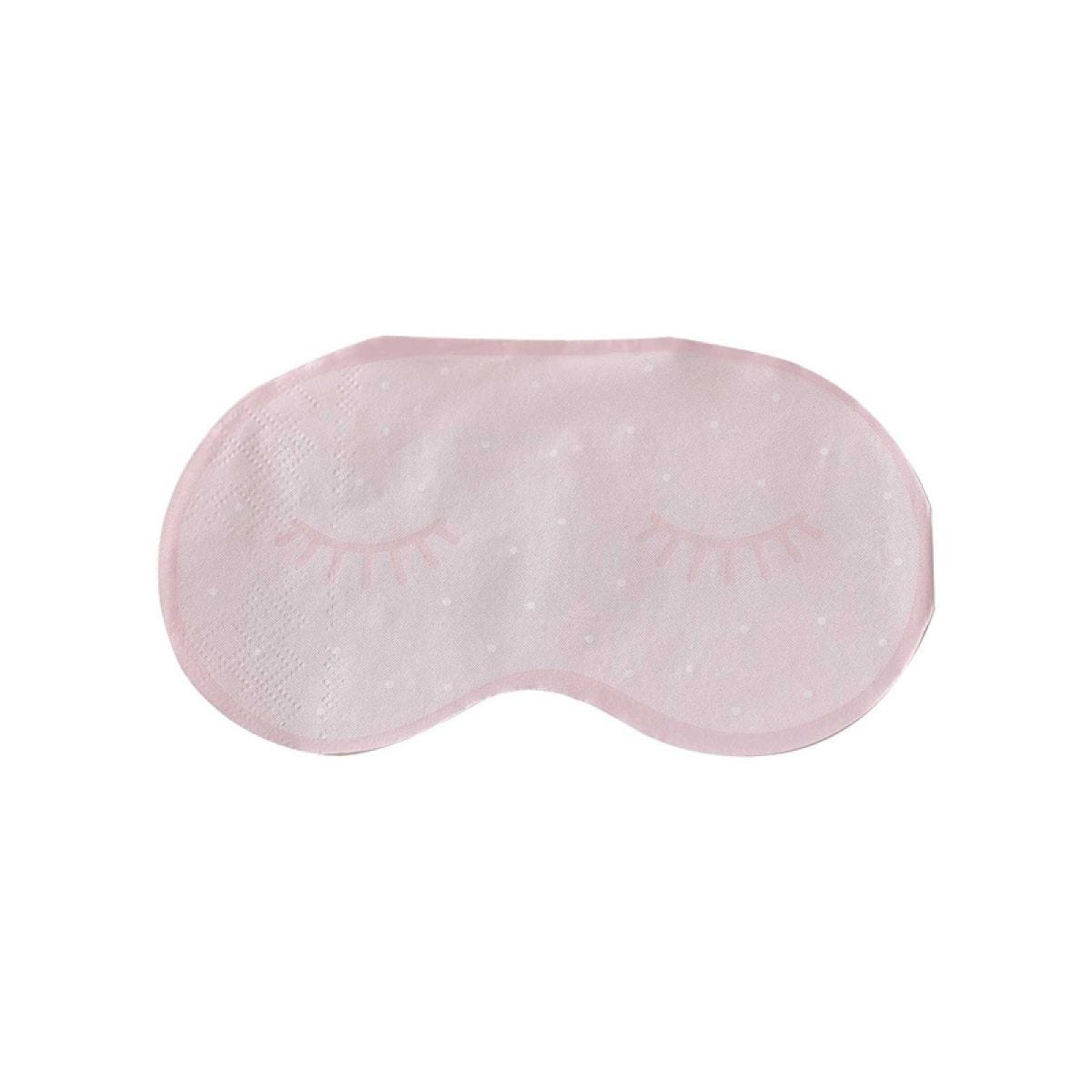 Pamper Party Pink Eye Mask Paper Napkins - 16.5cm x 9.4cm (16pk)