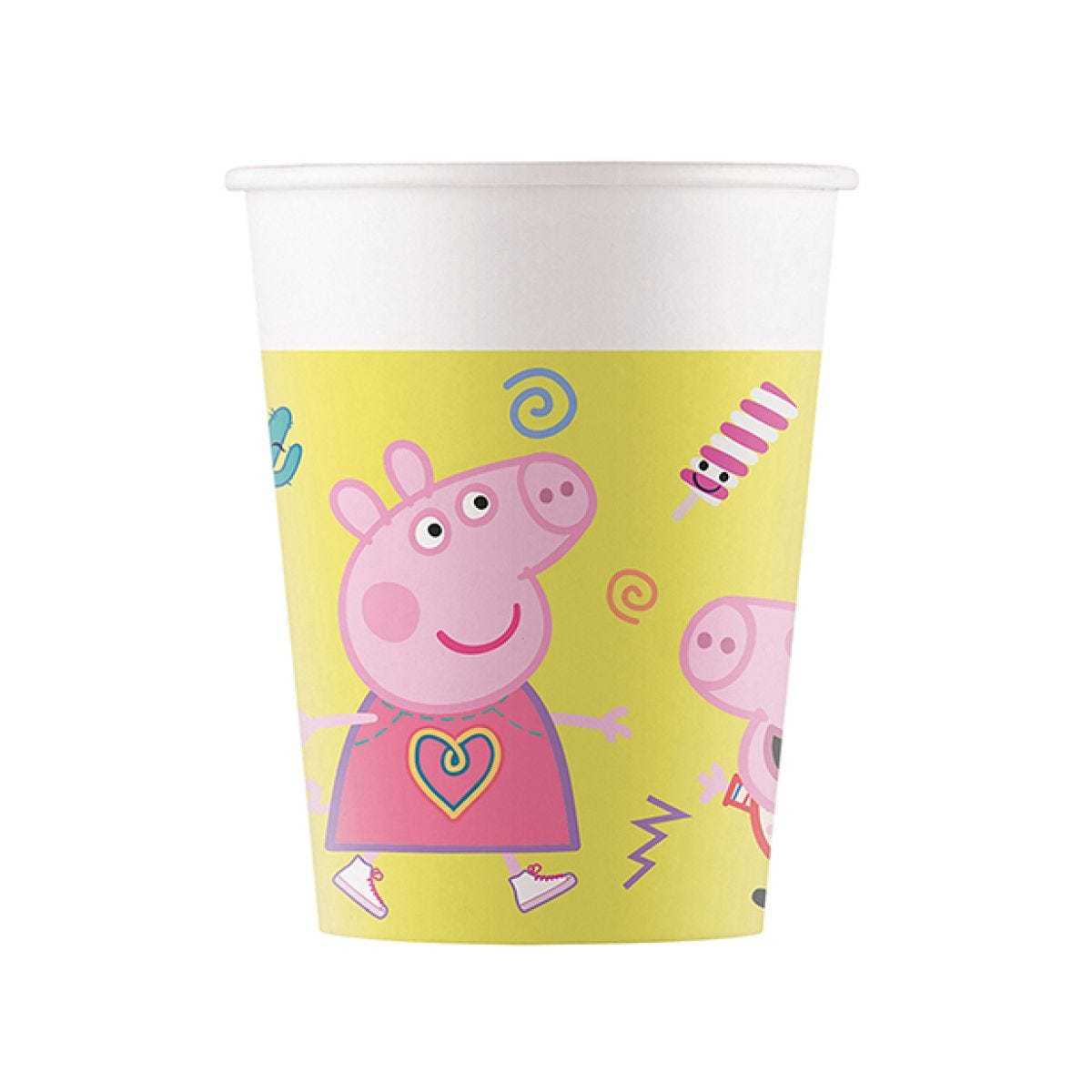 peppa Pig FSC Paper Cups 200ml (WM)