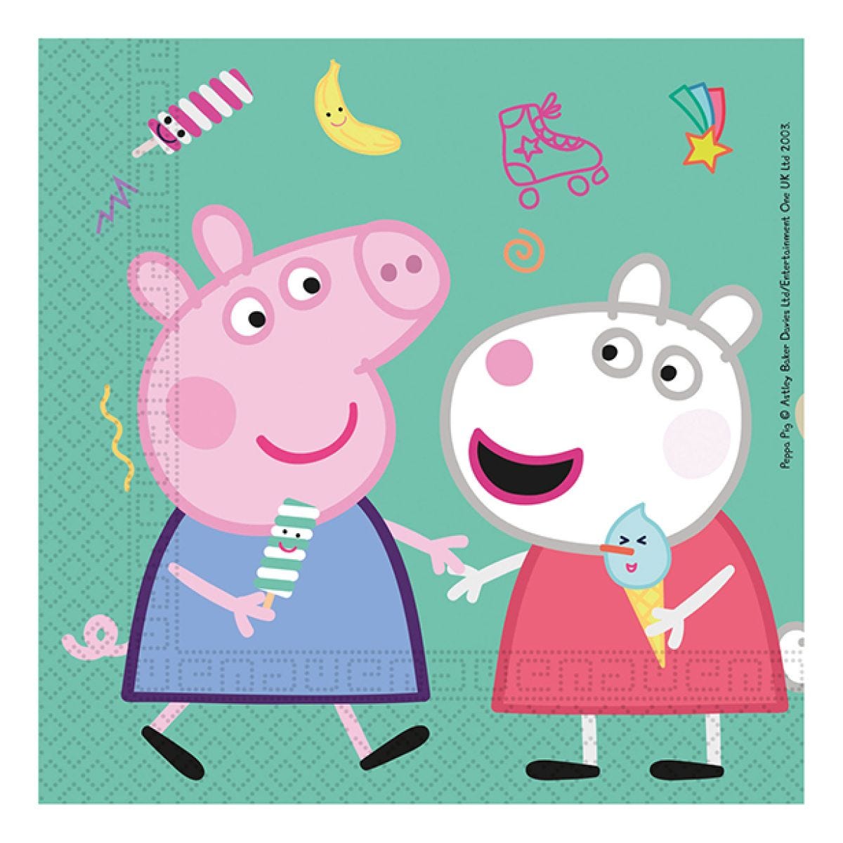 peppa Pig Two-Ply Paper Napkins 33x33cm