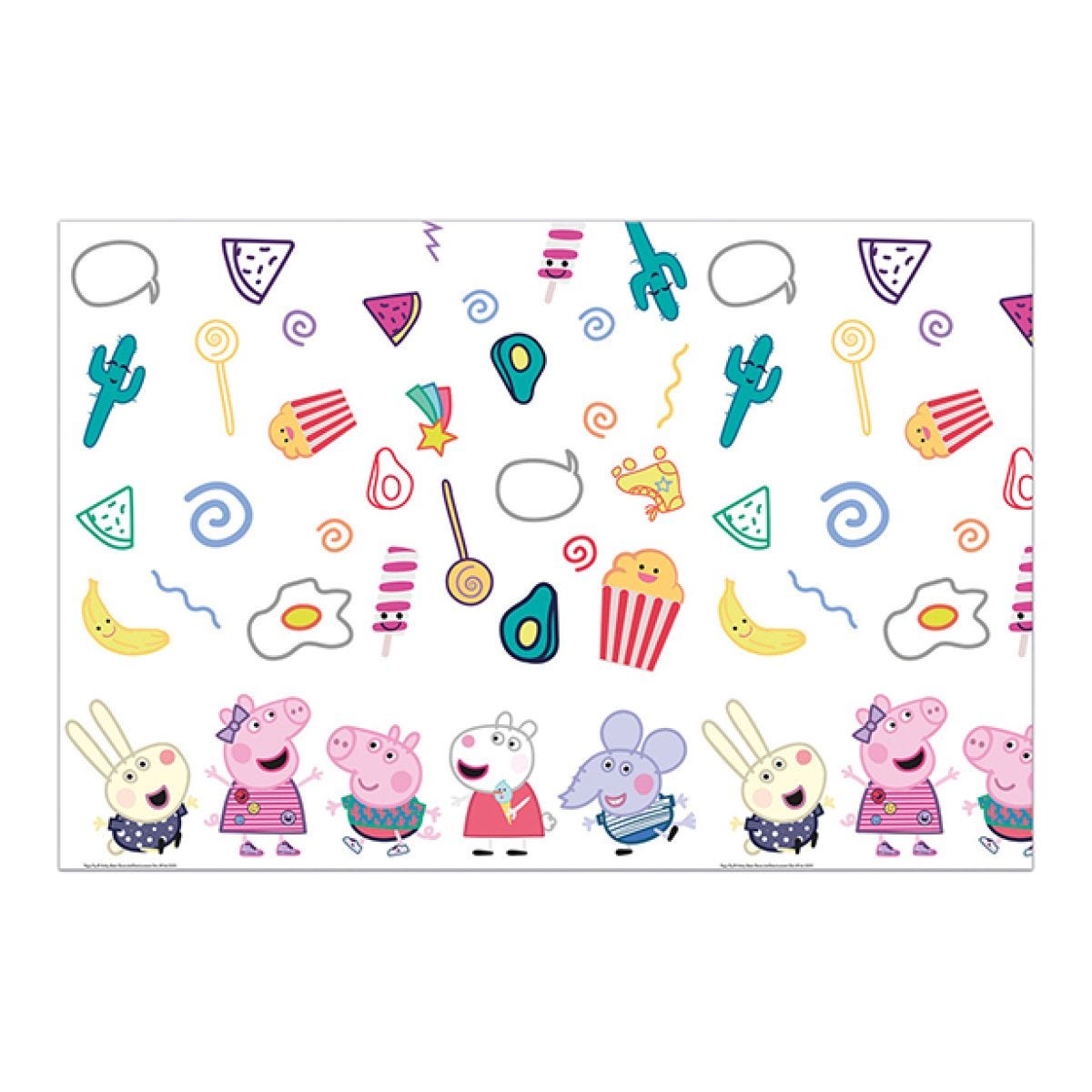 Peppa Pig Plastic Tablecover 120x180cm
