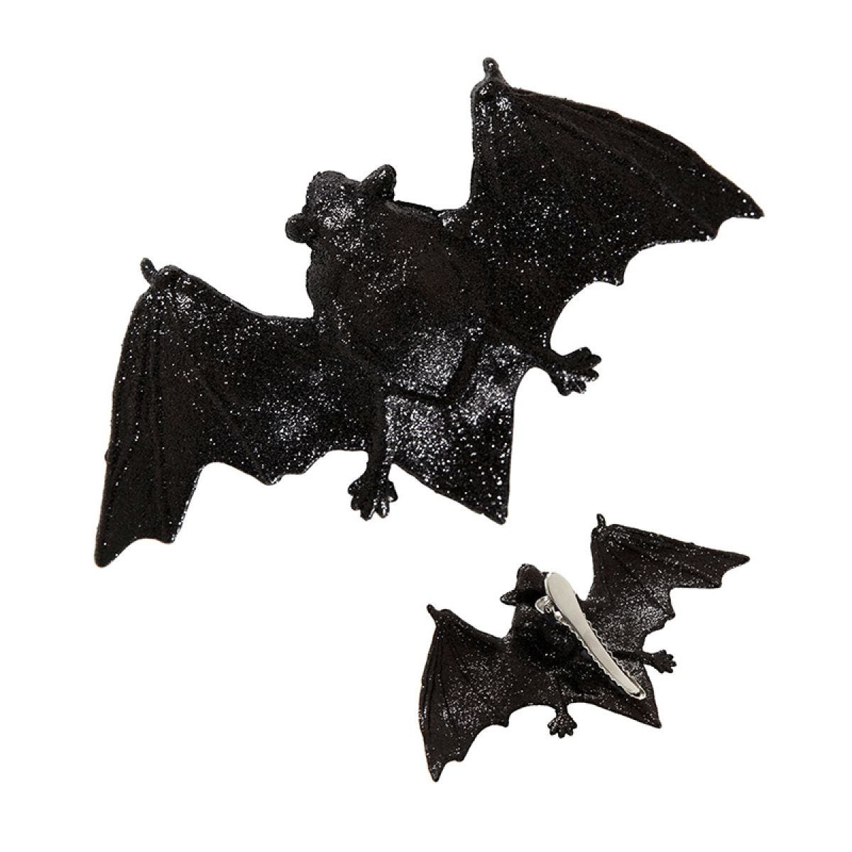 Glitter Bat Hair Clip
