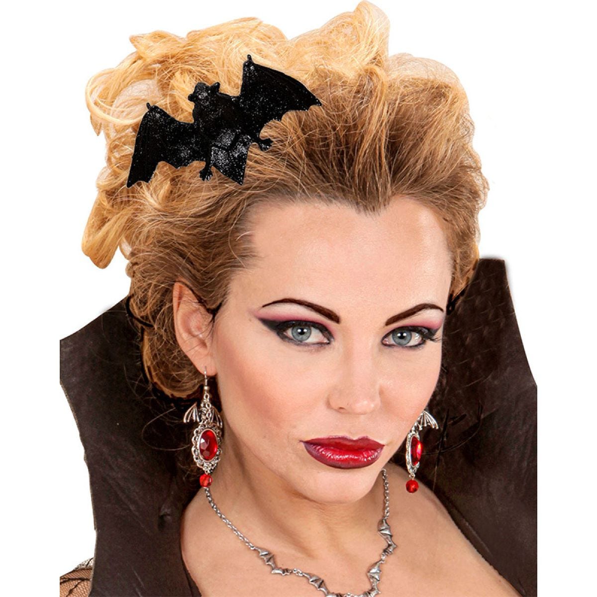 Glitter Bat Hair Clip