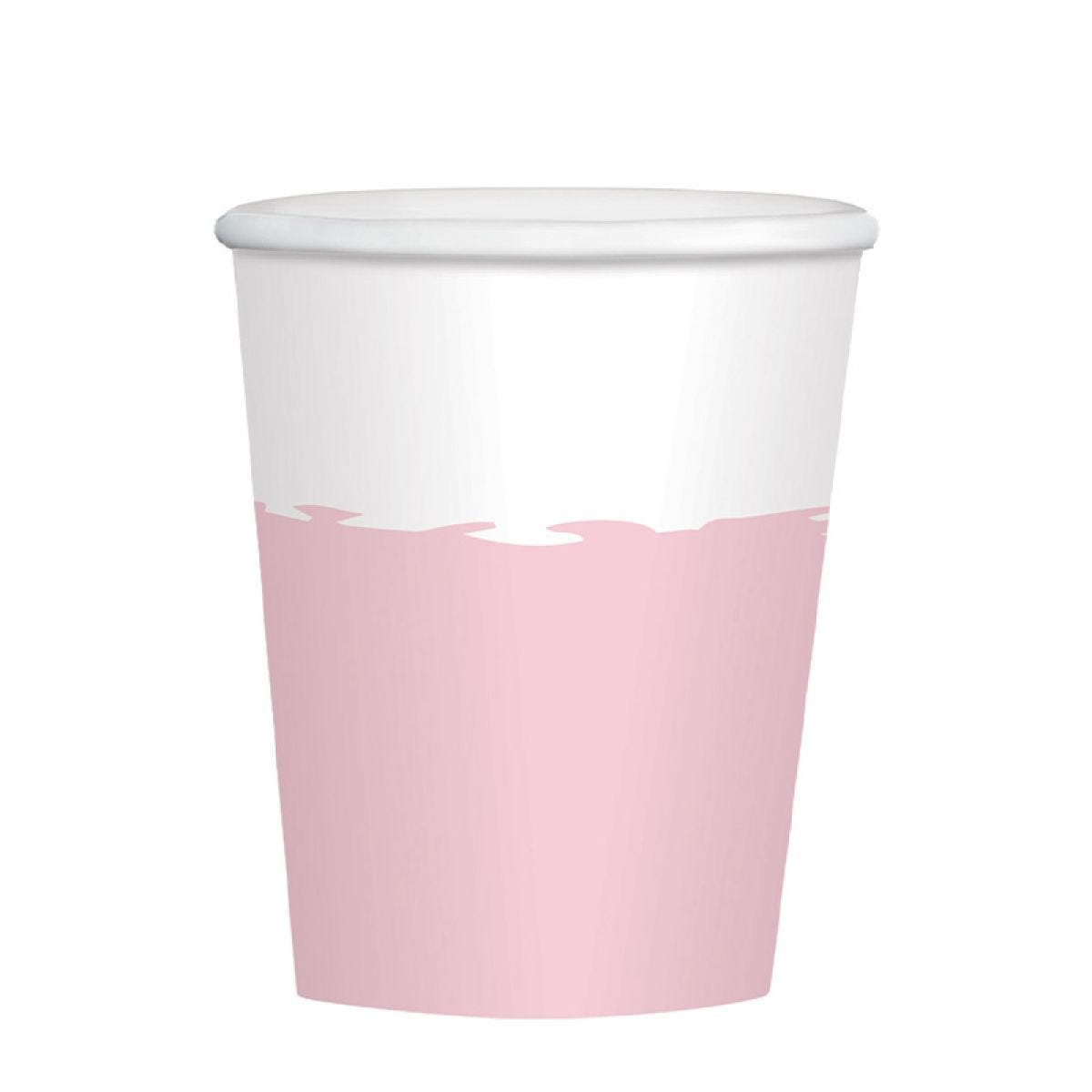 Rose Gold Paper Cups - 250ml (8pk)