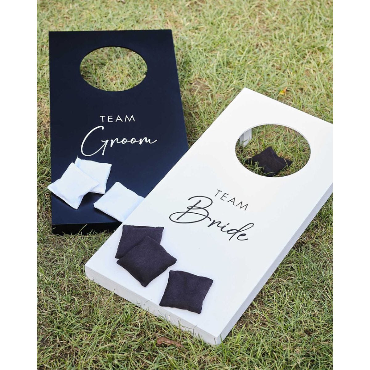 Rustic Romance Corn Hole Wedding Game - 60cm x 30cm (2pk)