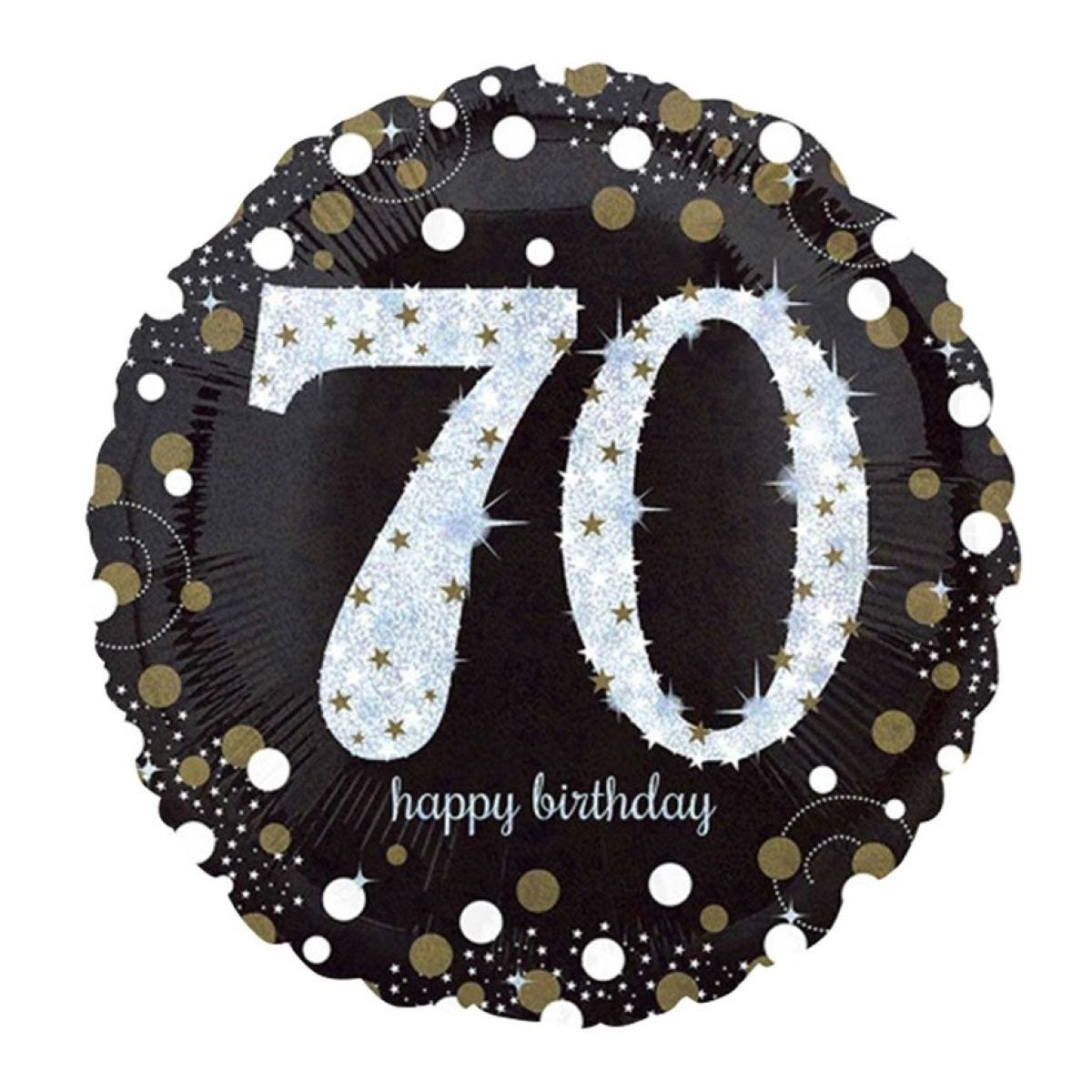 Sparkling Celebration 70th Birthday Balloon - 18" Foil