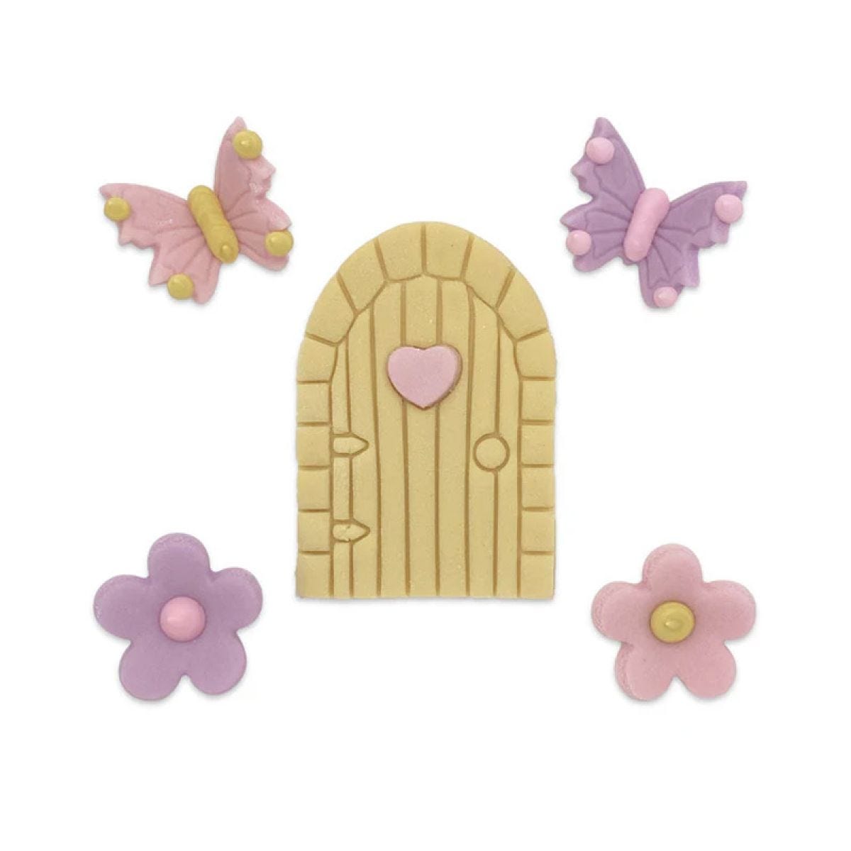 Vintage Fairy Sugar Toppers (5pk)