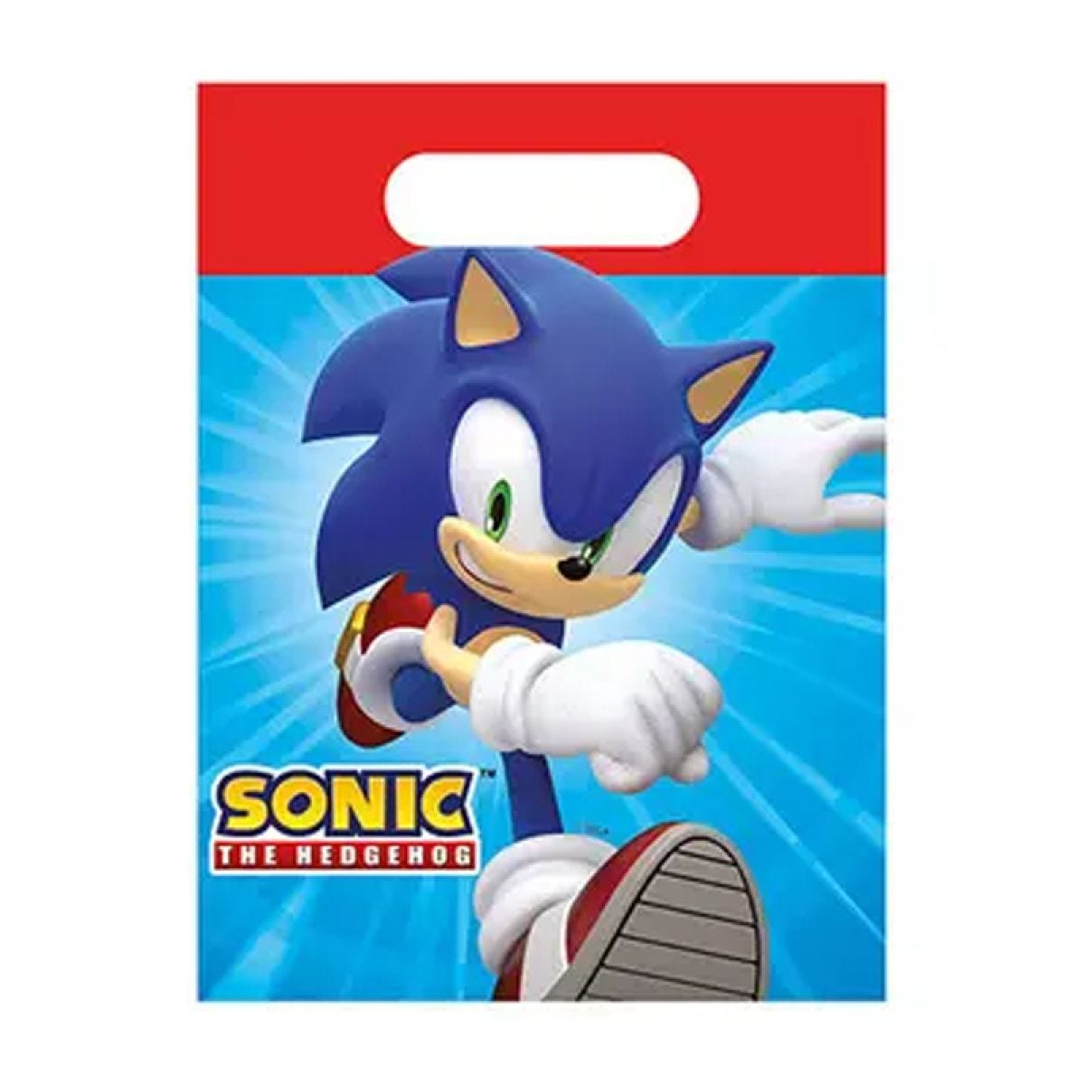 Sonic Speed Paper Party Bags (4pk)